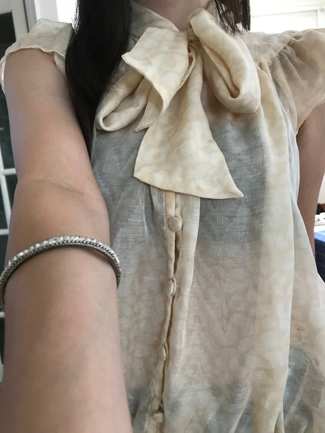vintage ribbon blouse 상품이미지4