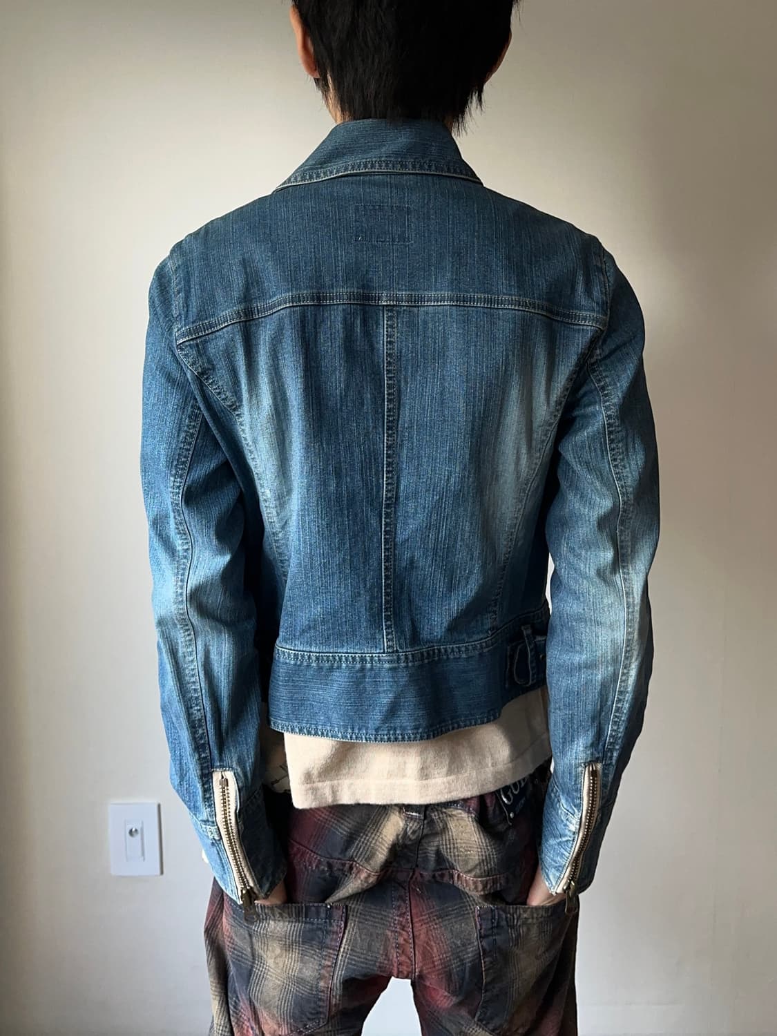 Chavarié 더블 디테일 데님 자켓 상품이미지6