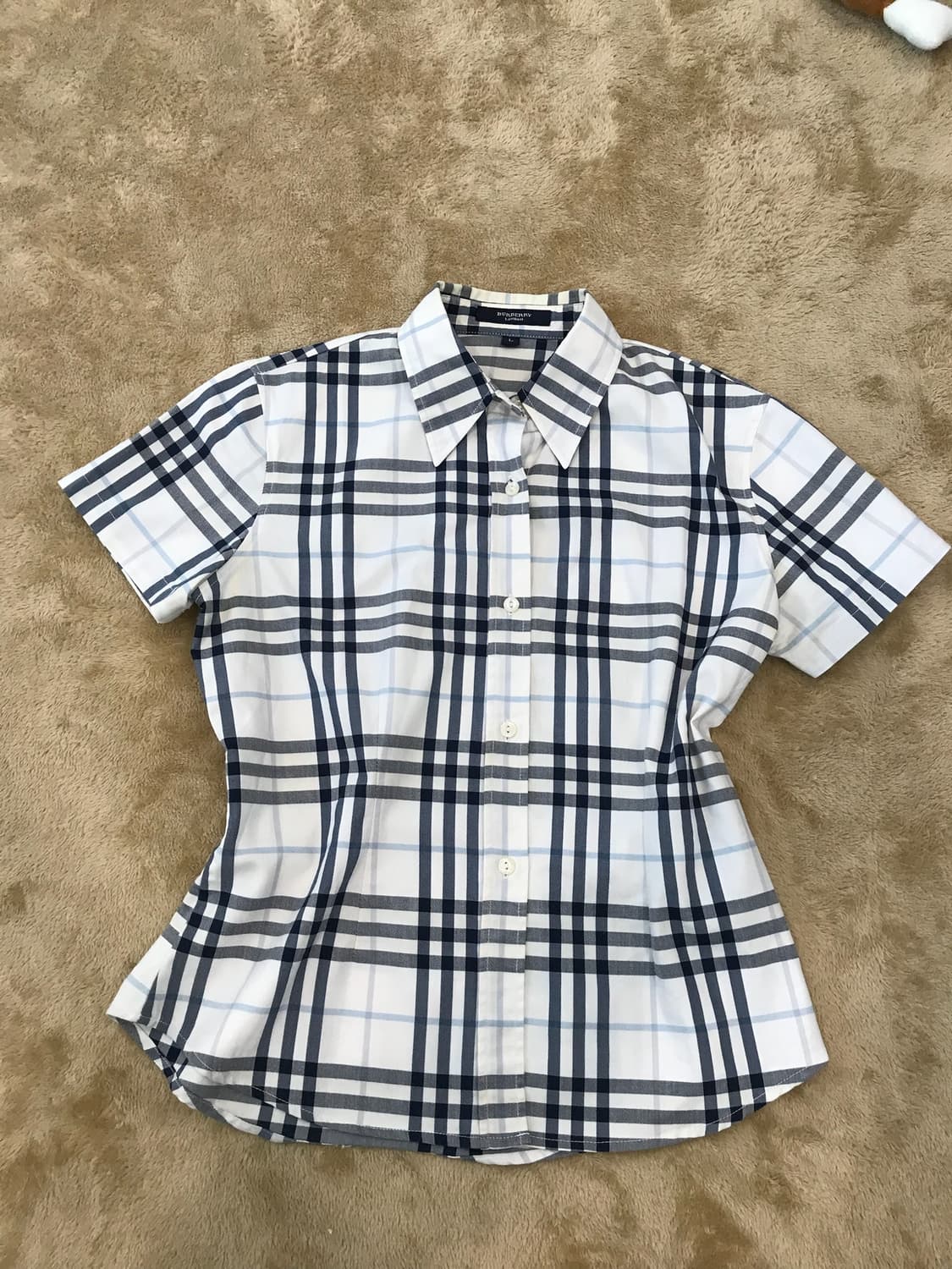 버버리 빈티지  체크 셔츠 상품이미지2
