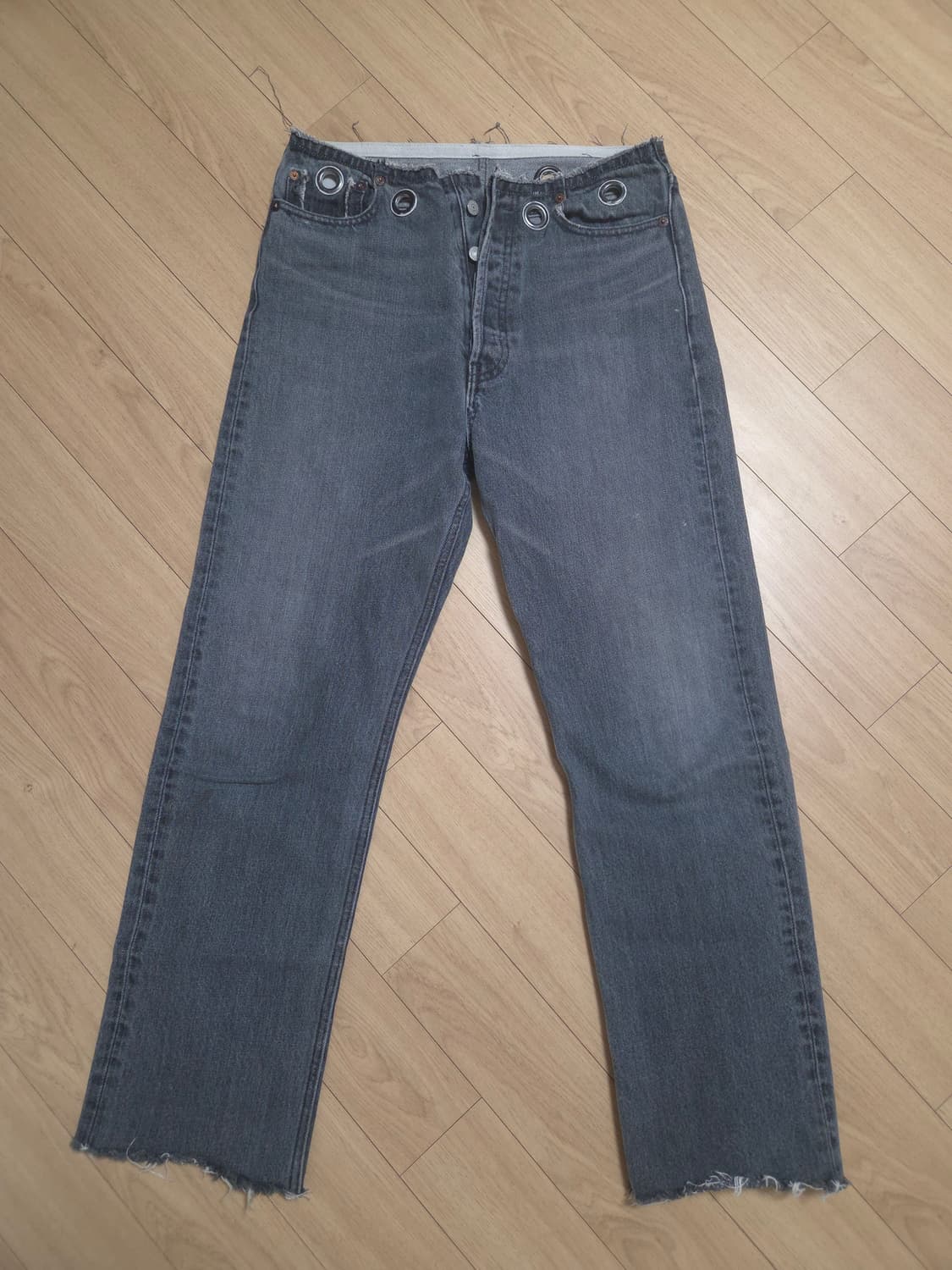 bonum리사이클링 아일렛데님 상품이미지1