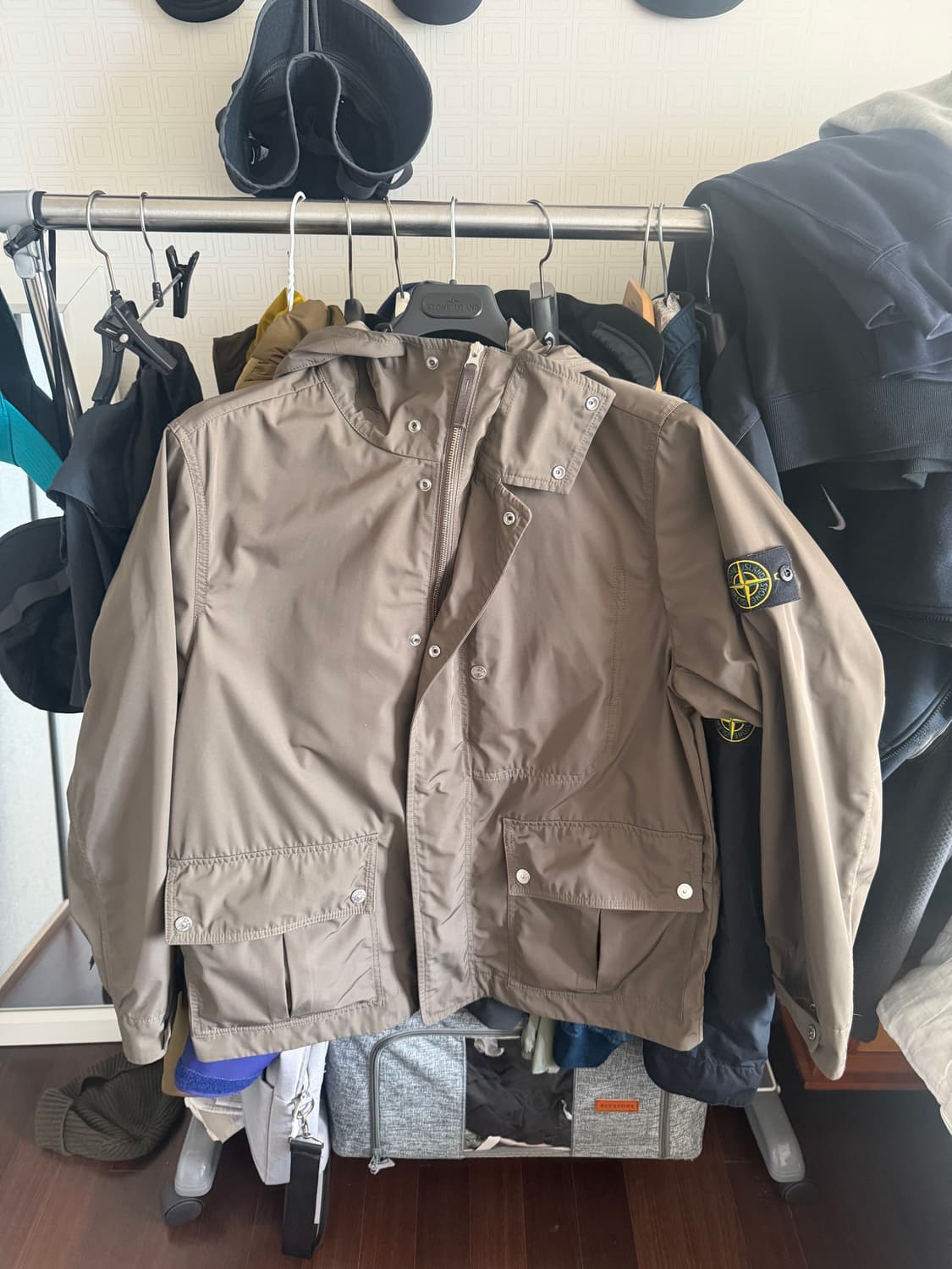 스톤아일랜드 마이크로트윌 후드자켓 상품이미지1