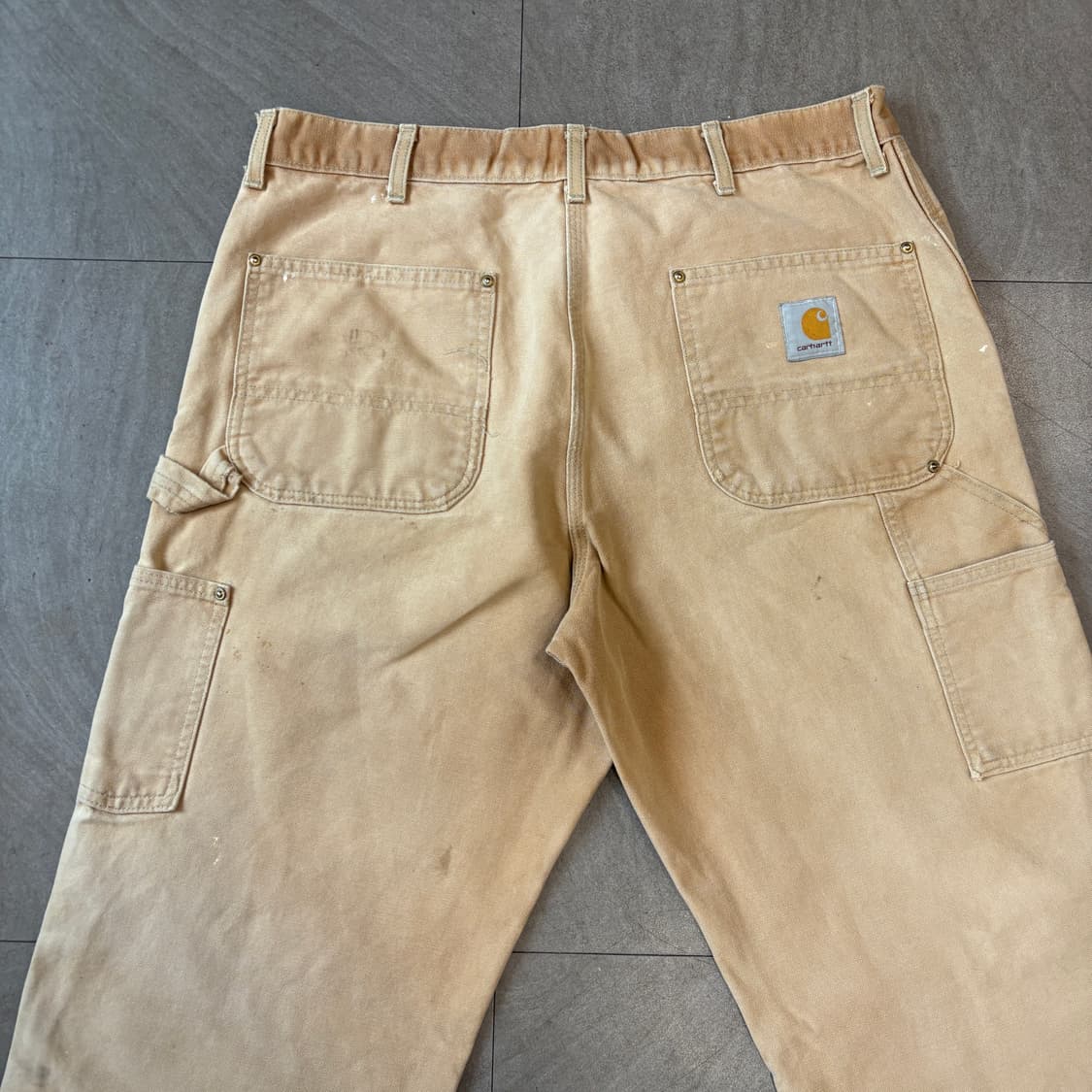 칼하트 브라운 더블니 팬츠 바지 상품이미지7