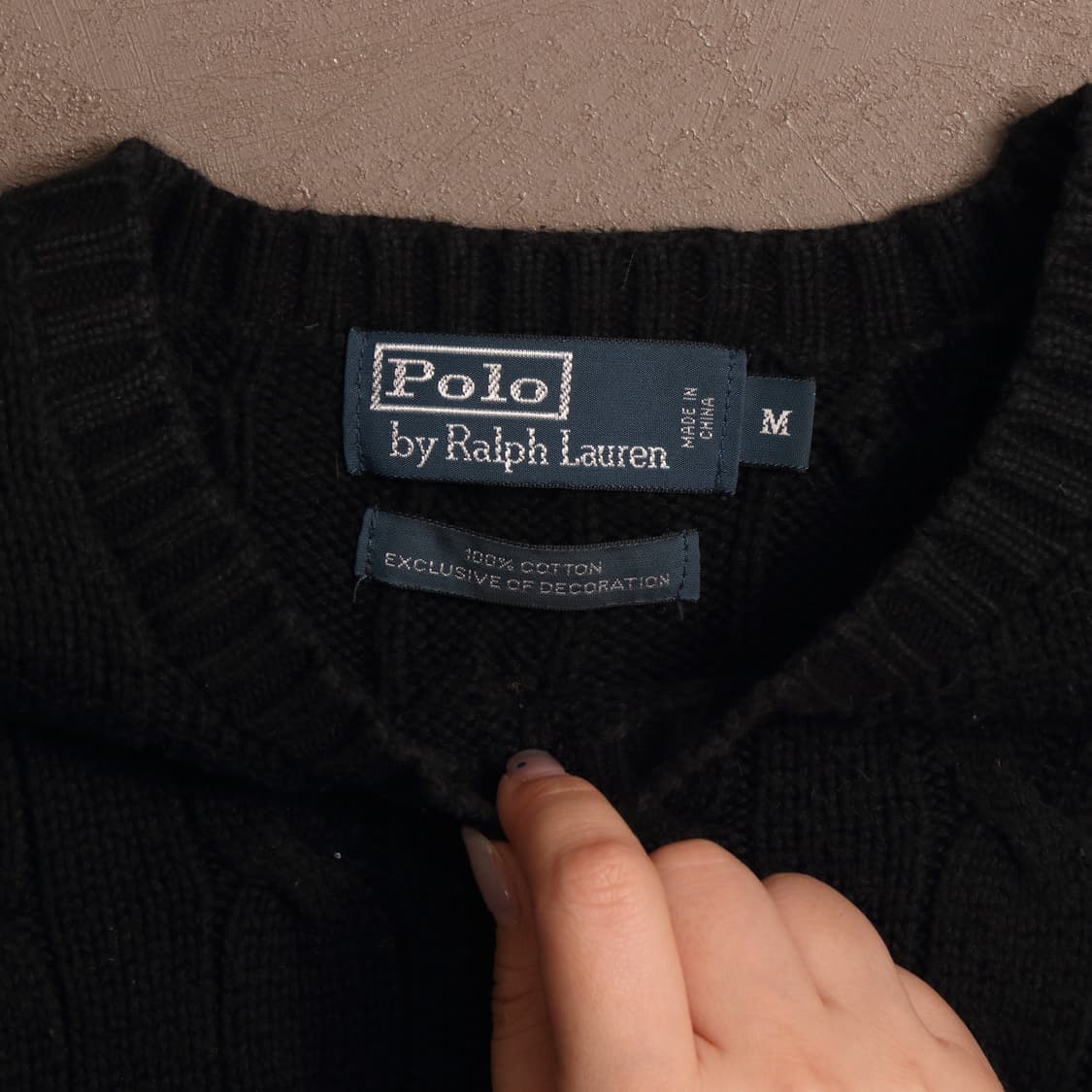 폴로 랄프로렌 꽈배기 니트 A1442 상품이미지3