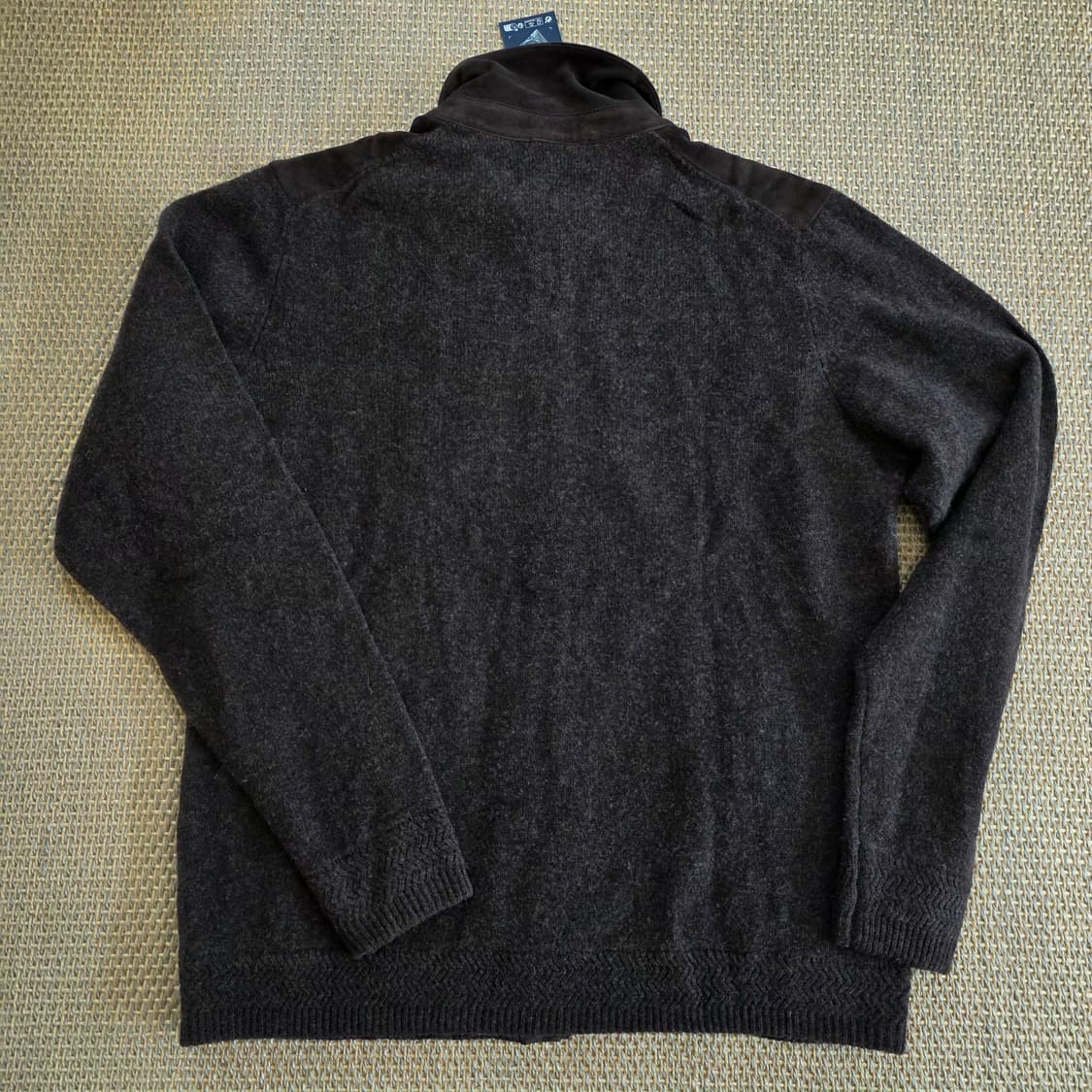 Hackett London 최고급 스웨이드 레더 메리노울 샤켓 자켓 상품이미지3