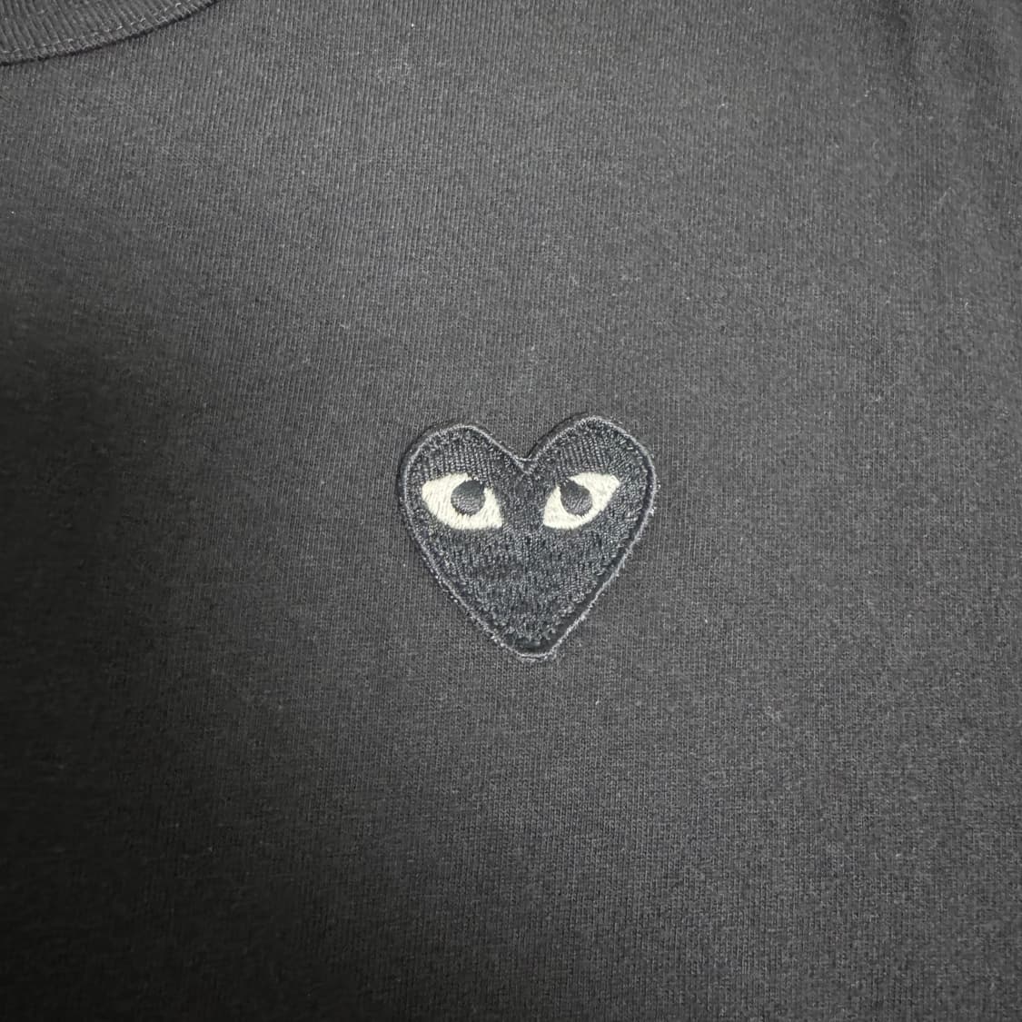 꼼데가르송 블랙 하트 롱슬리브 L 상품이미지2