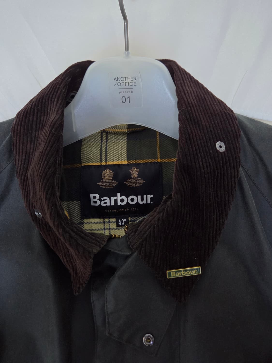 바버 트랜스포트 왁스자켓 세이지 40 상품이미지2