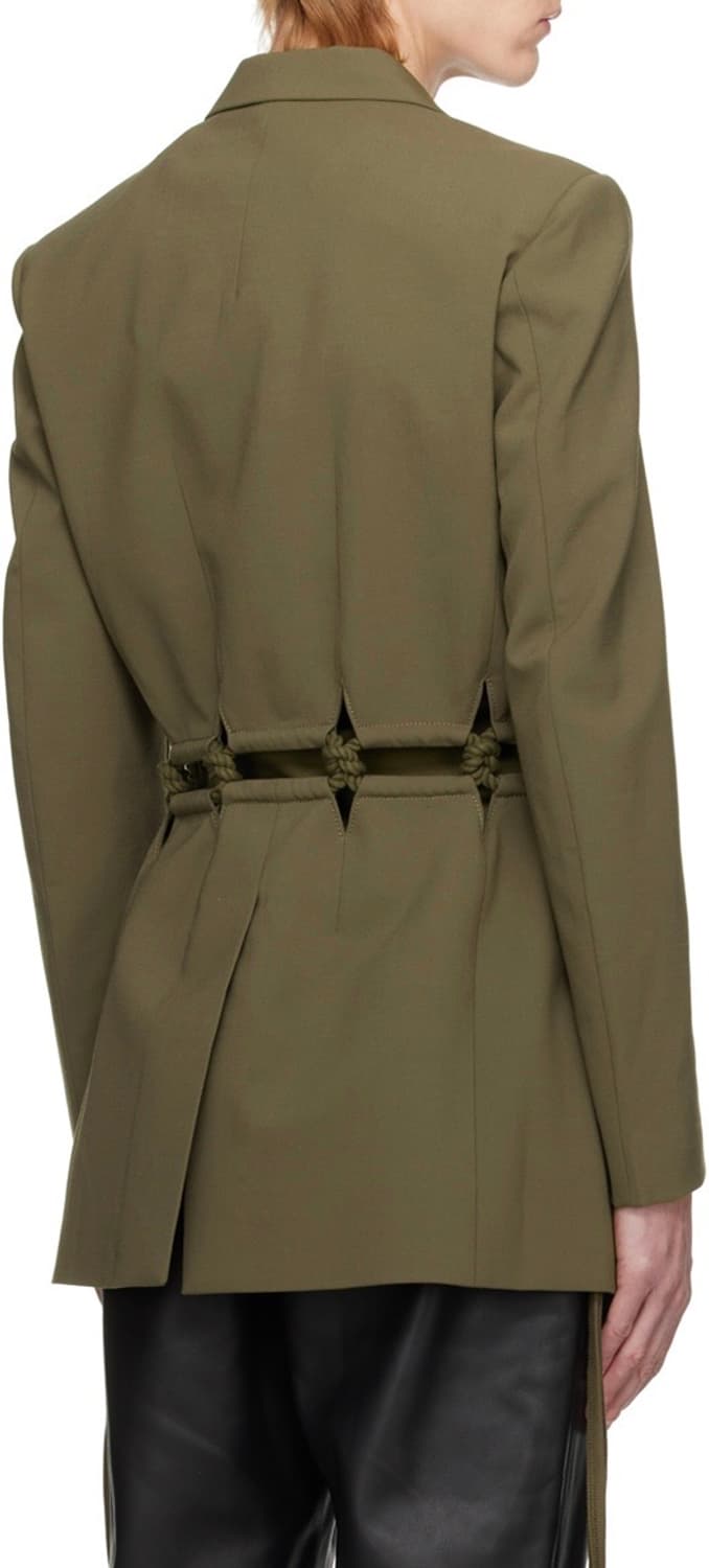 Dion Lee 디온 리 그린 로프 블레이저 XS 상품이미지4