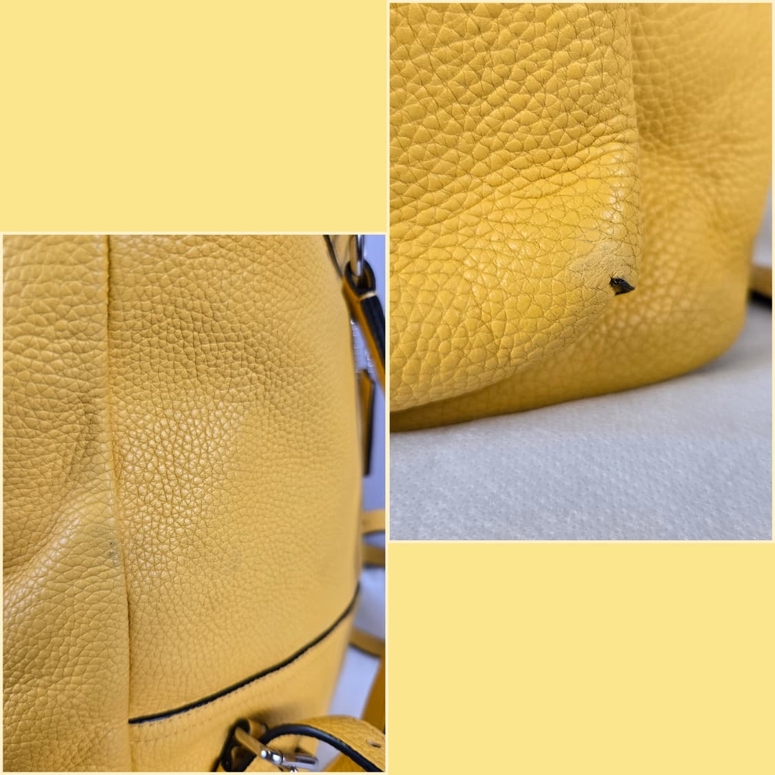 COACH 코치 레더 가죽 턴락 배낭 백팩 가방 정품 상품이미지9