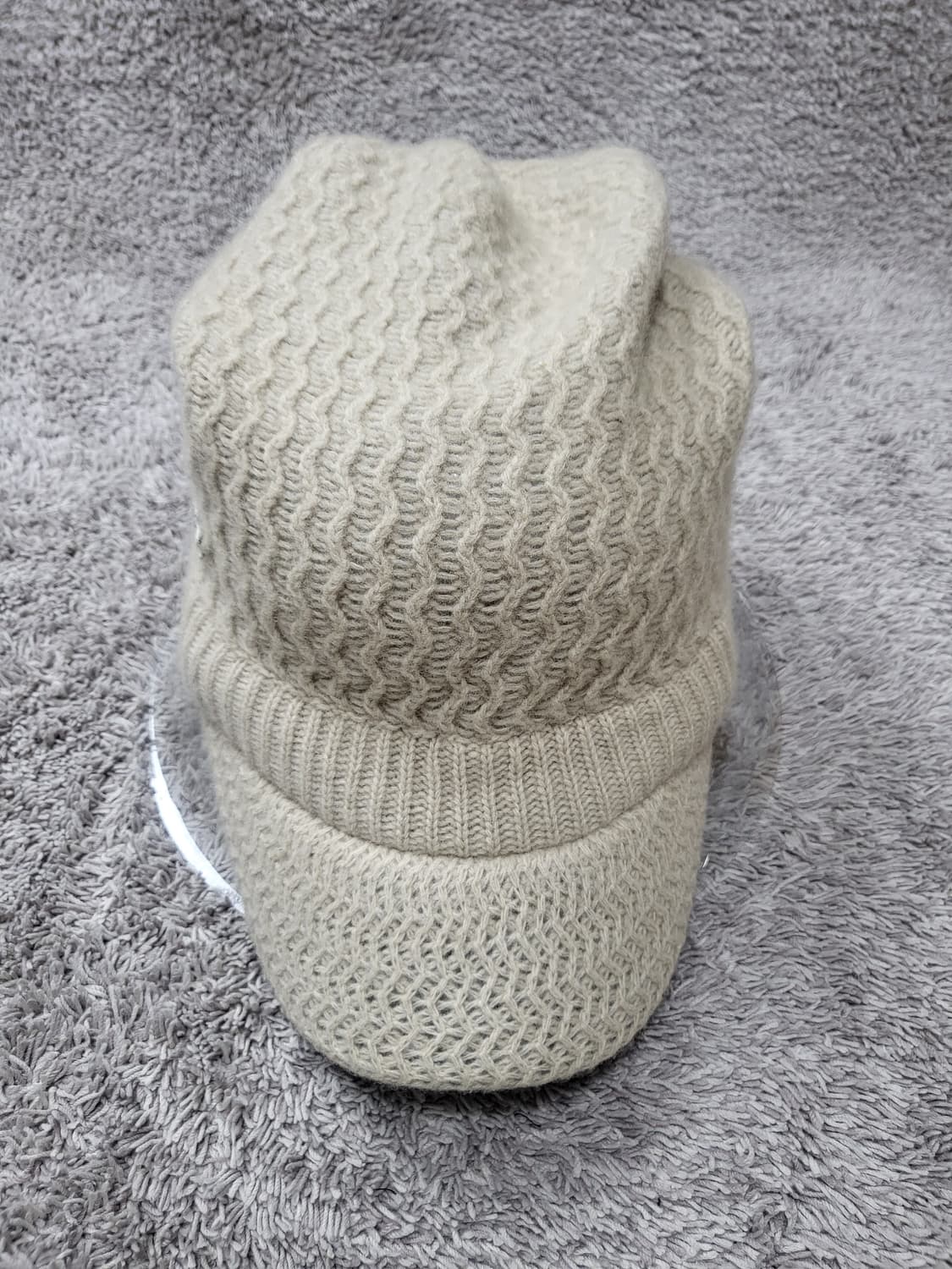 라코스테 니트 캡 모자 베이지 울모자 상품이미지5