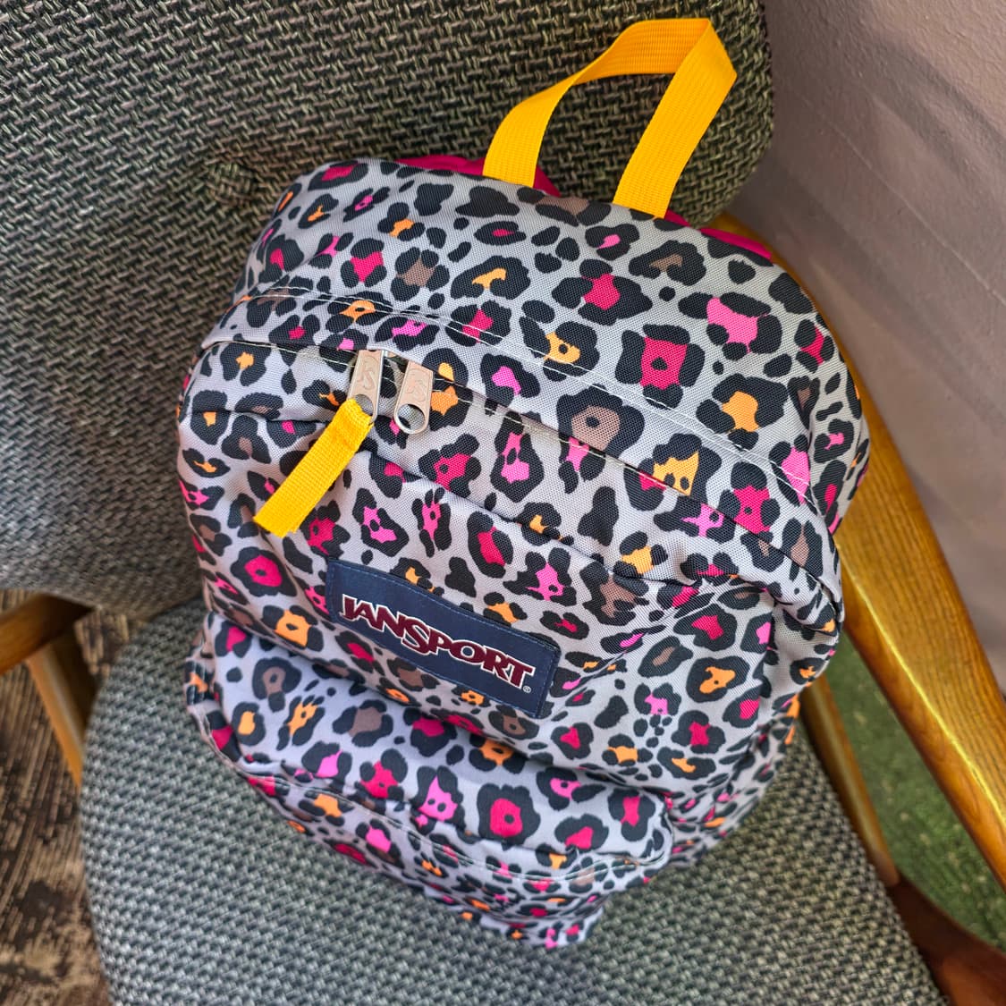 잔스포츠 슈퍼브레이크 레오파드 호피 무늬 백팩 상품이미지7