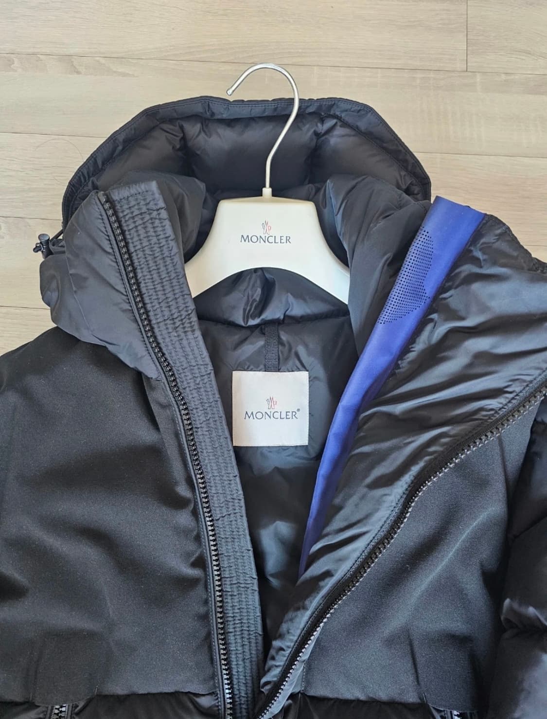 (백화점, 한글택) 몽클레어 라베다 다운자켓 올블랙 상품이미지3