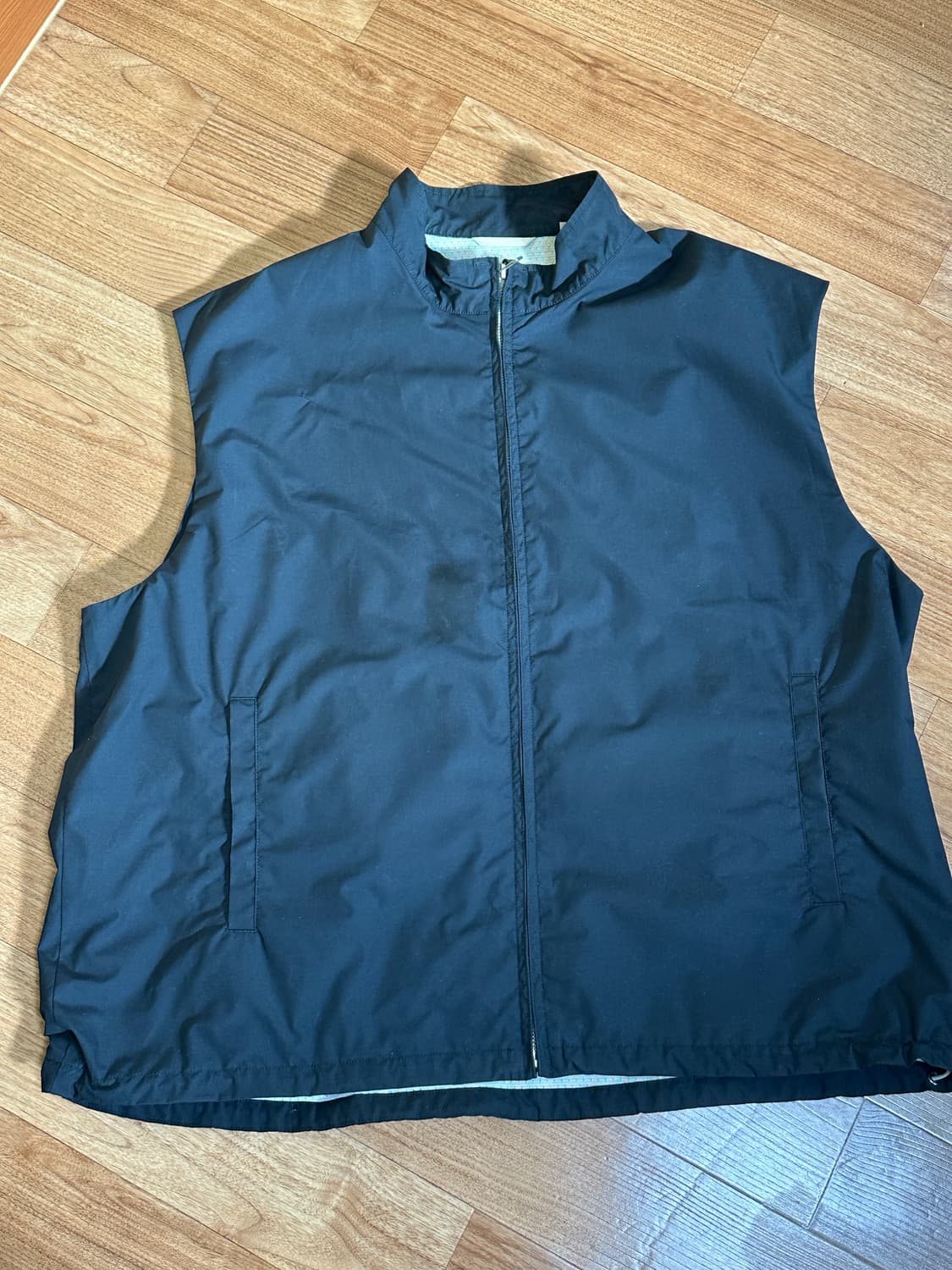 나나미카 집업 베스트 네이비 L 상품이미지2