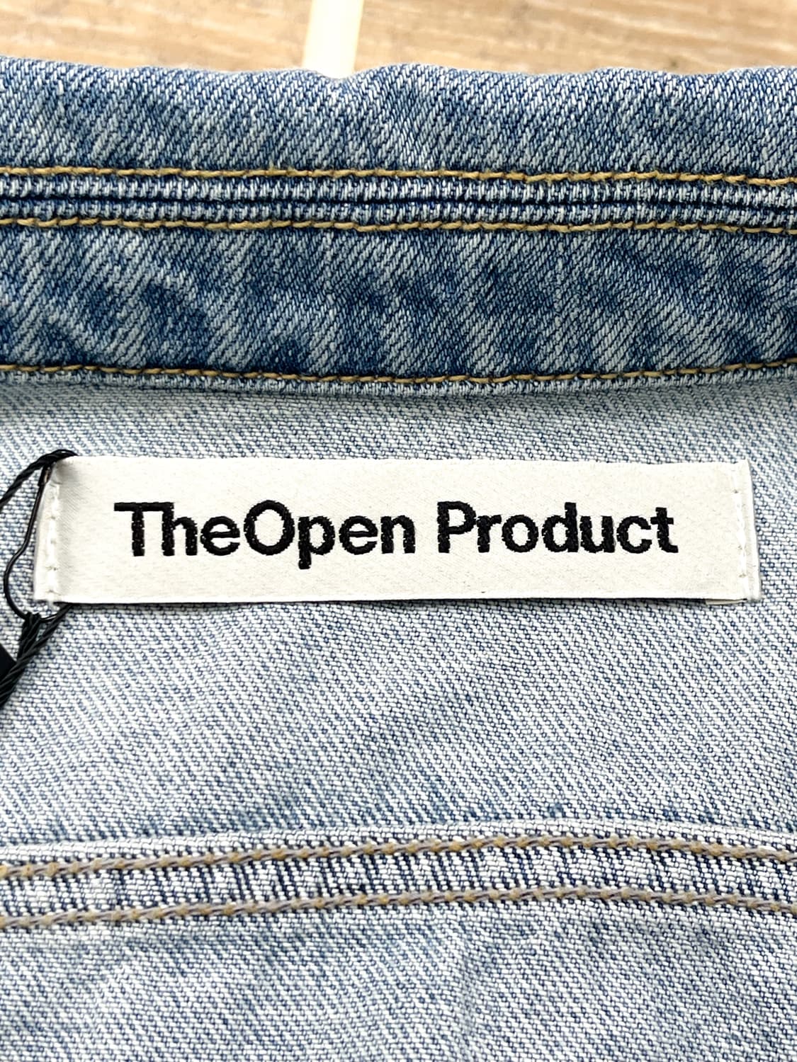 더오픈프로덕트 워시드 데님 봄버 자켓 상품이미지6