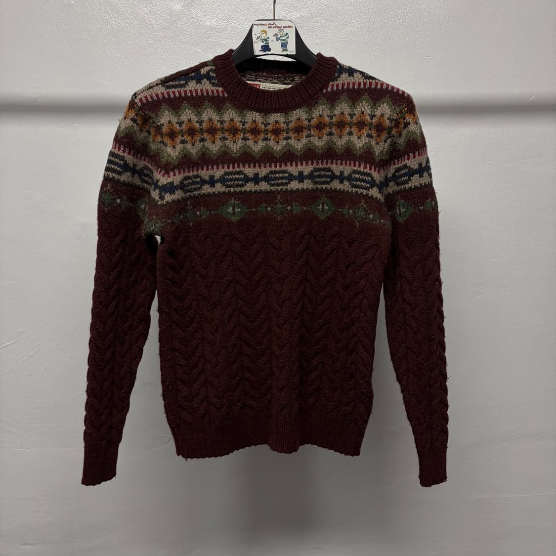 리바이스 울 패턴 니트 상품이미지1