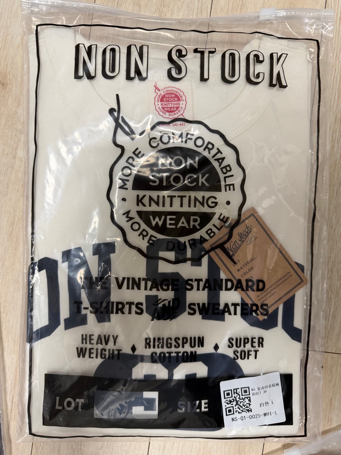 논스탁 프린팅 티셔츠 새제품 L 사이즈 상품이미지2