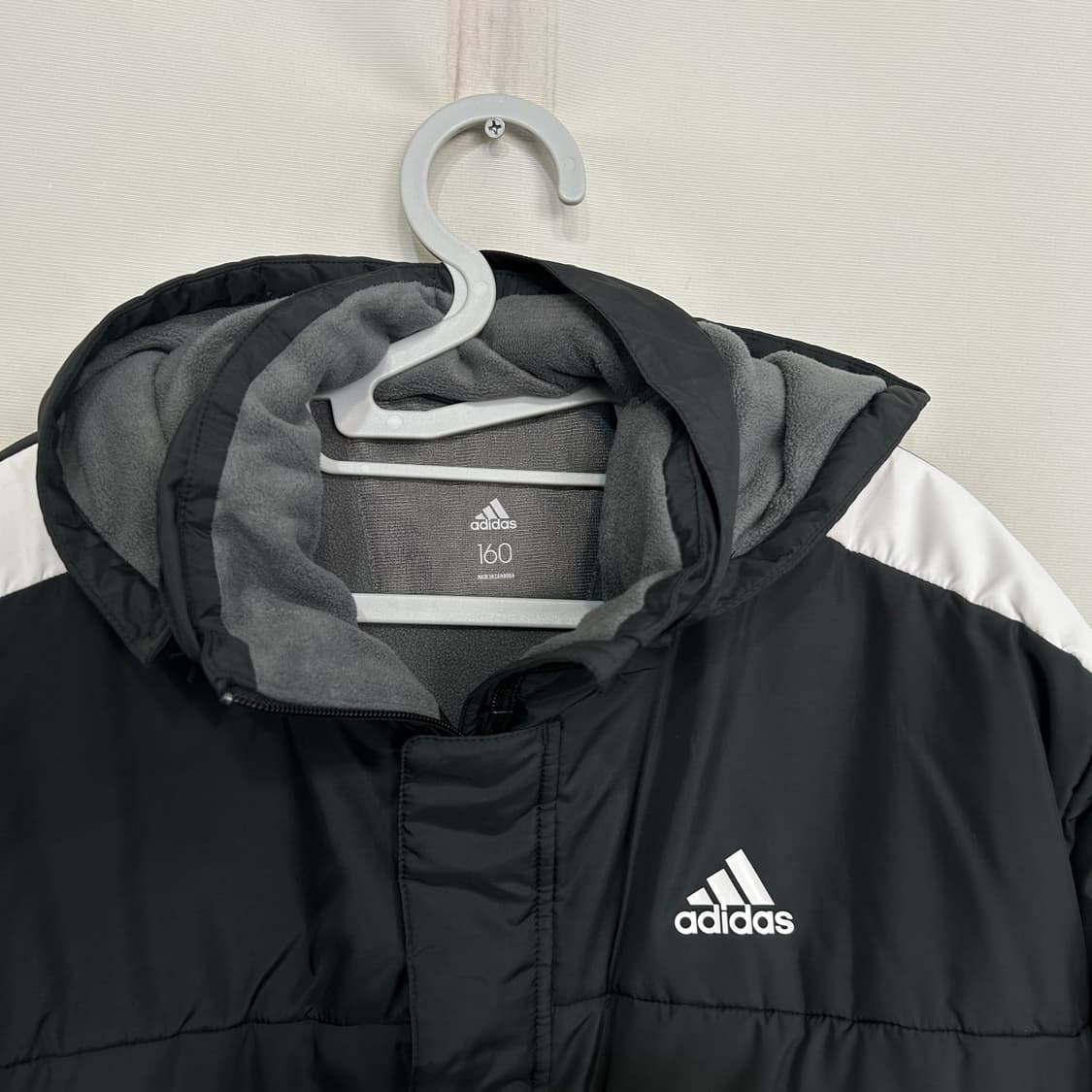 아디다스 키즈 보아 코트 롱패딩 160 상품이미지2