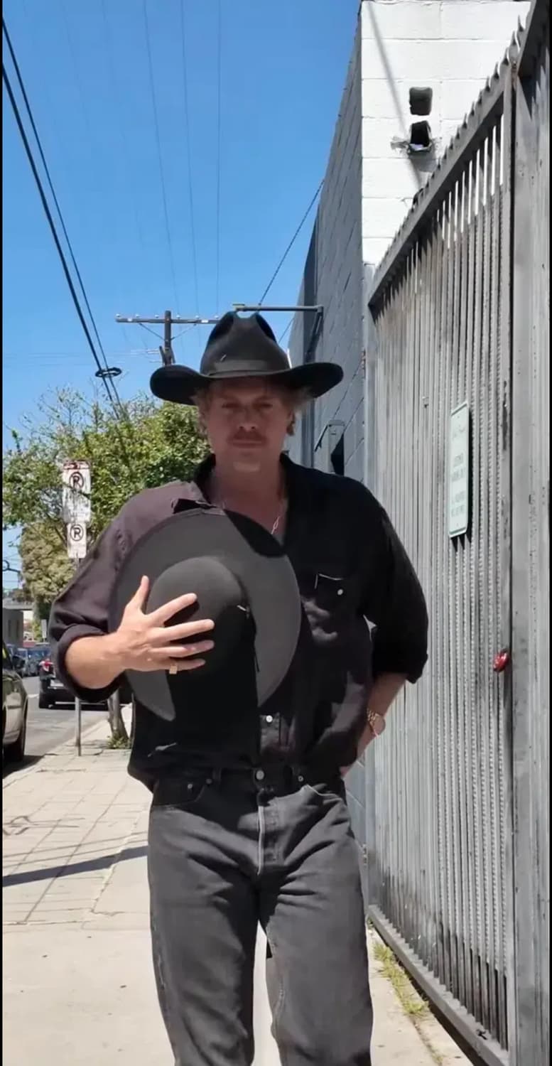 빈티지 랭글러 데님 셔츠 상품이미지7