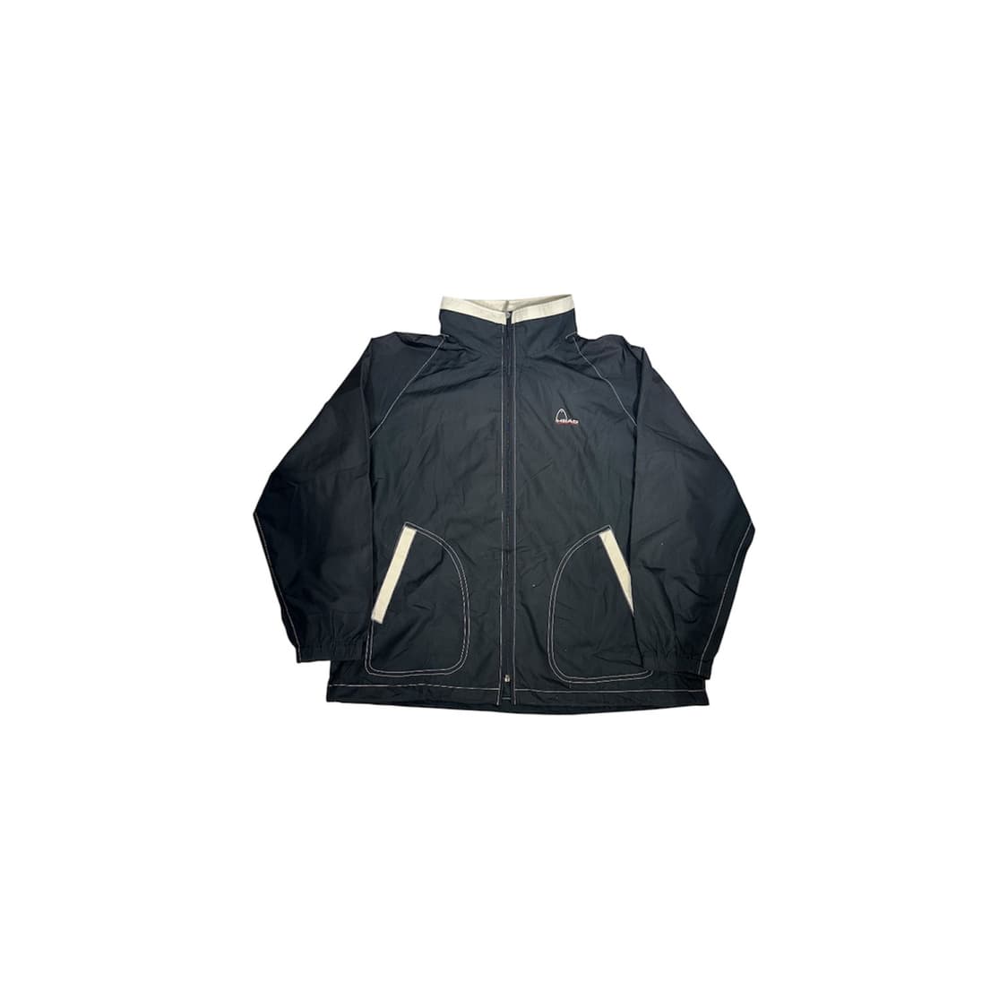 헤드 블랙 올드스쿨 바람막이 오버핏 트랙 자켓  상품이미지5