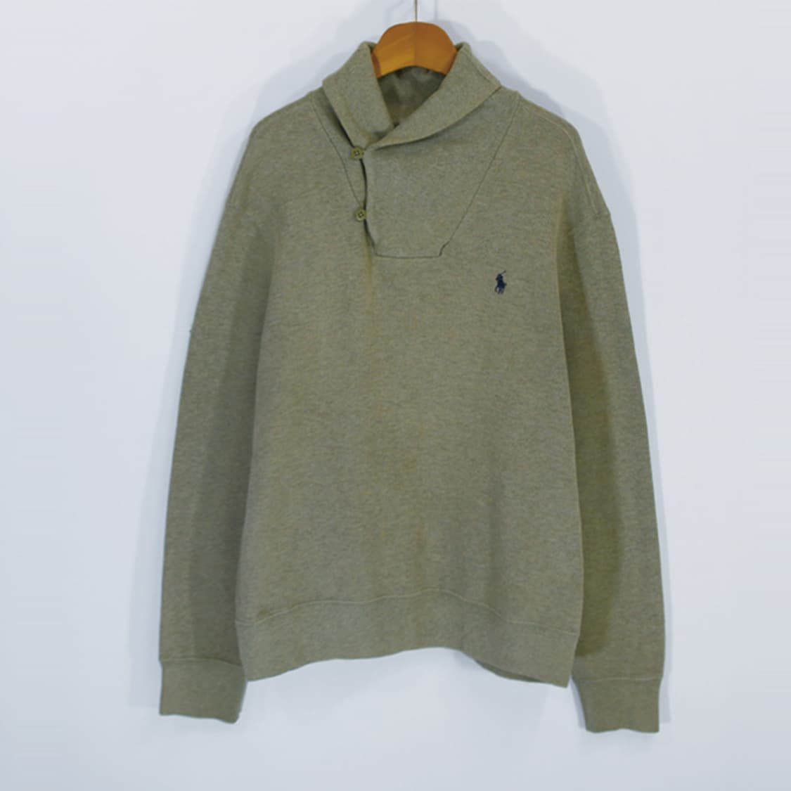 Polo by Ralph Lauren 숄카라버튼니트 상품이미지1