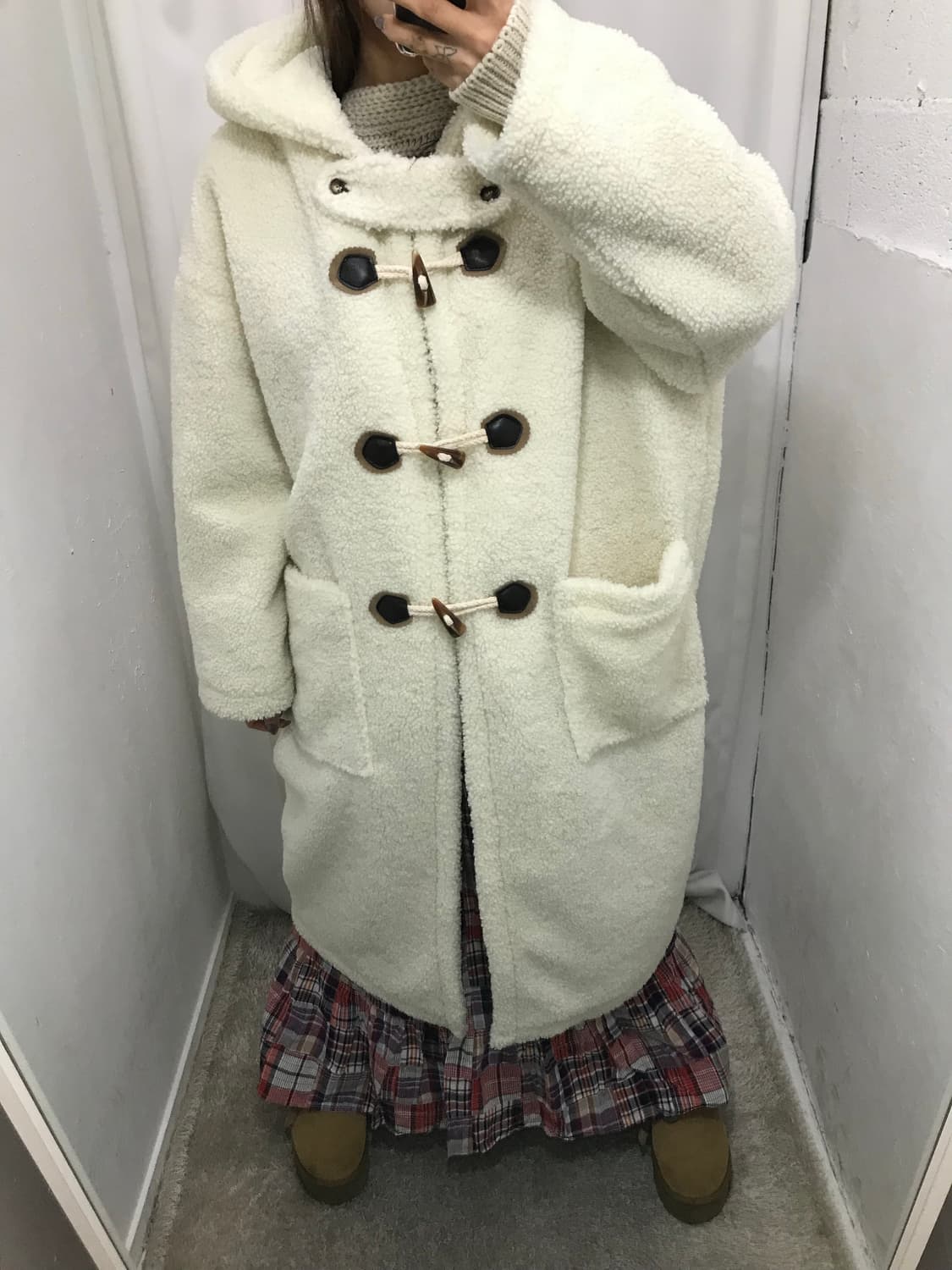 💭패치워크 양털 코디 세트 💭 상품이미지4