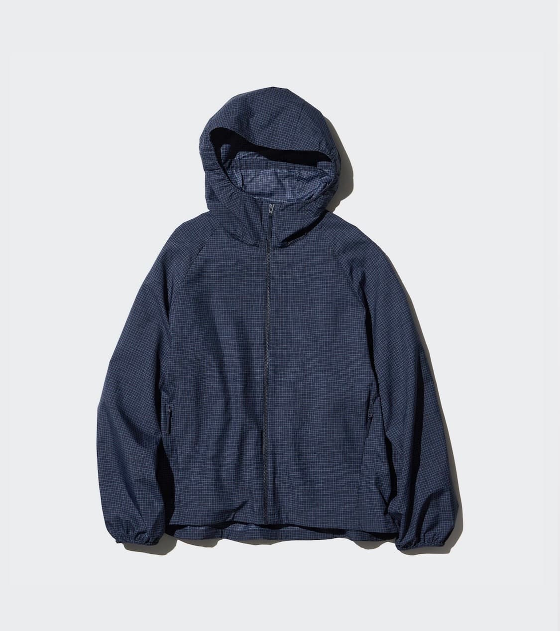 (새상품‼️) 유니클로 바람막이, 포켓터블 UV 프로텍션 파카 패턴 체크 상품이미지6