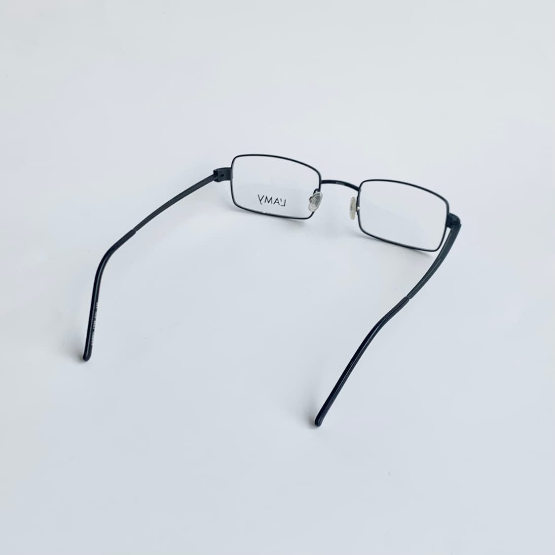 [픽키-724] 데드스탁 클래식 경량 사각 블랙 메탈 빈티지안경 상품이미지6