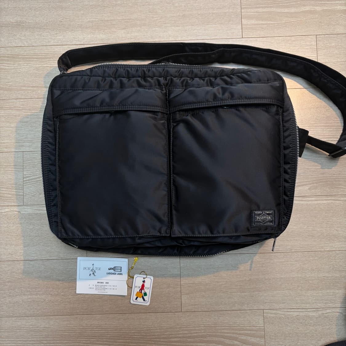 요시다포터 porter 탱커 숄더백 블랙 라지 XL (미사용에 가까움) 상품이미지1