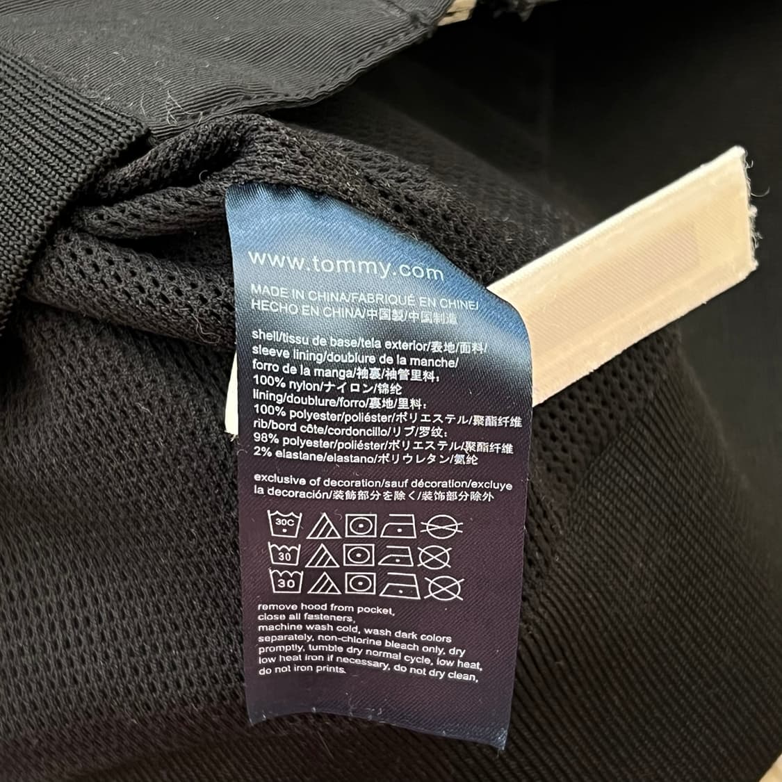 타미힐피거 레터링 바람막이 r2444 상품이미지7