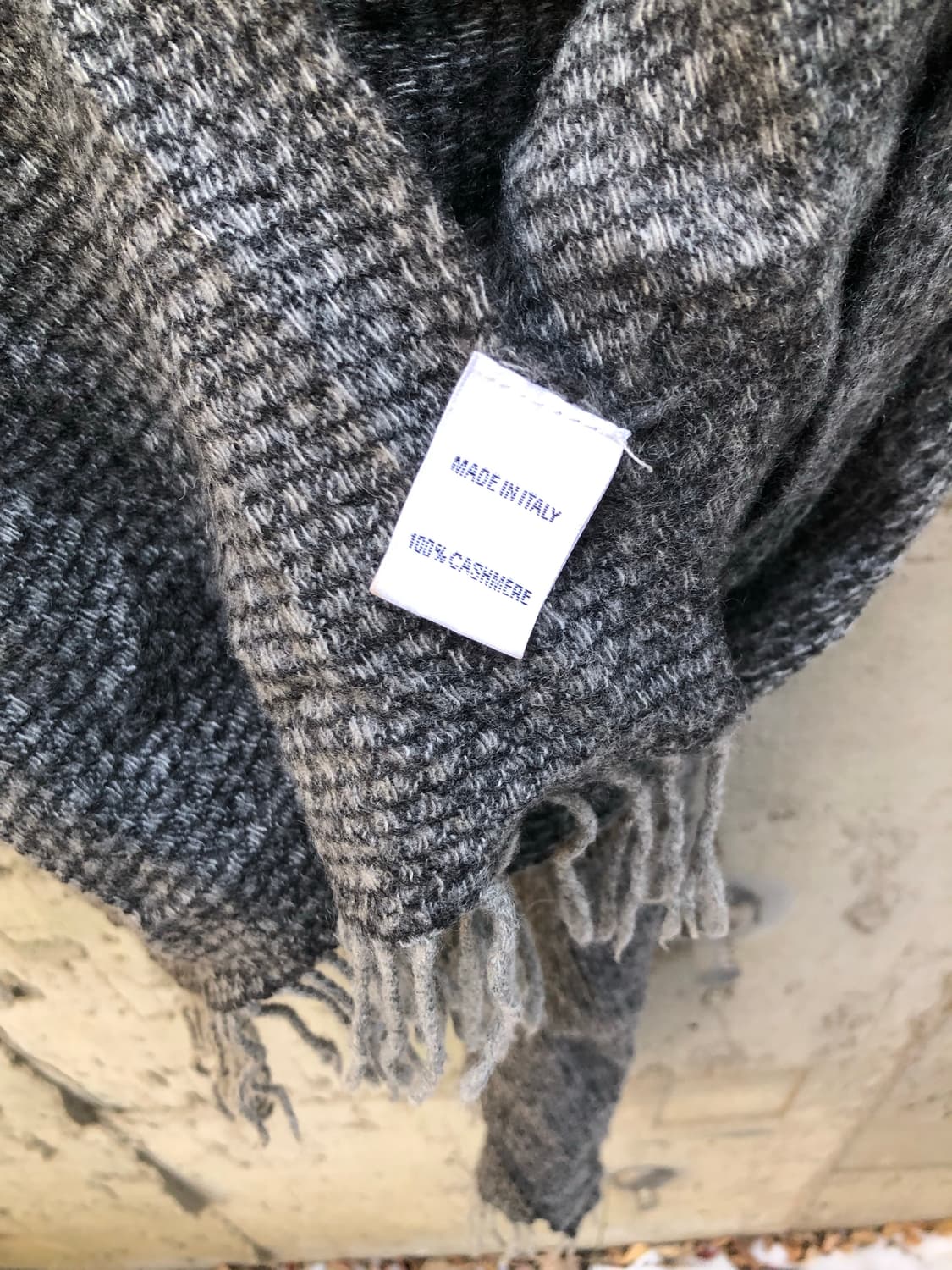 Vintage muffler (100% cashmere) 상품이미지8