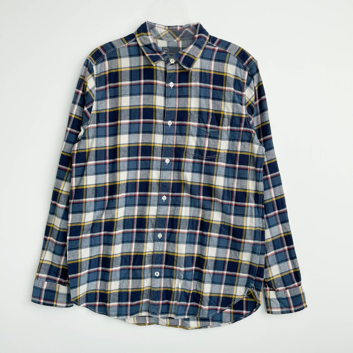 A2 갭 GAP 멀티컬러 체크 버튼업 셔츠 L사이즈 상품이미지1