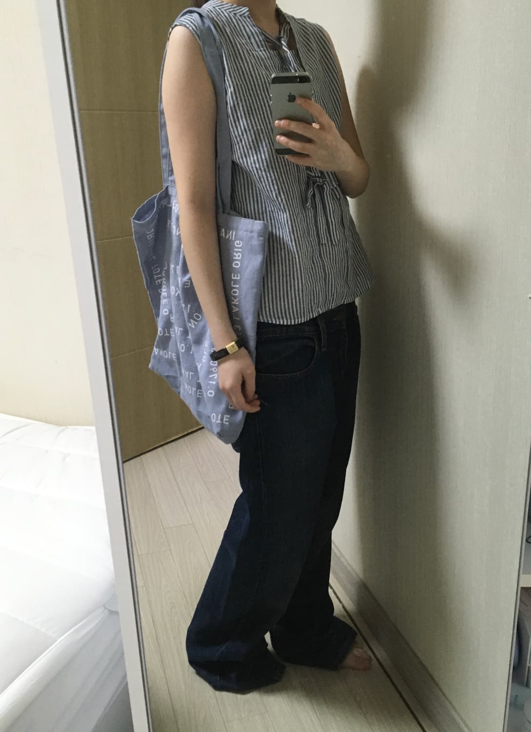 Lakole lettering canvas bag 상품이미지6