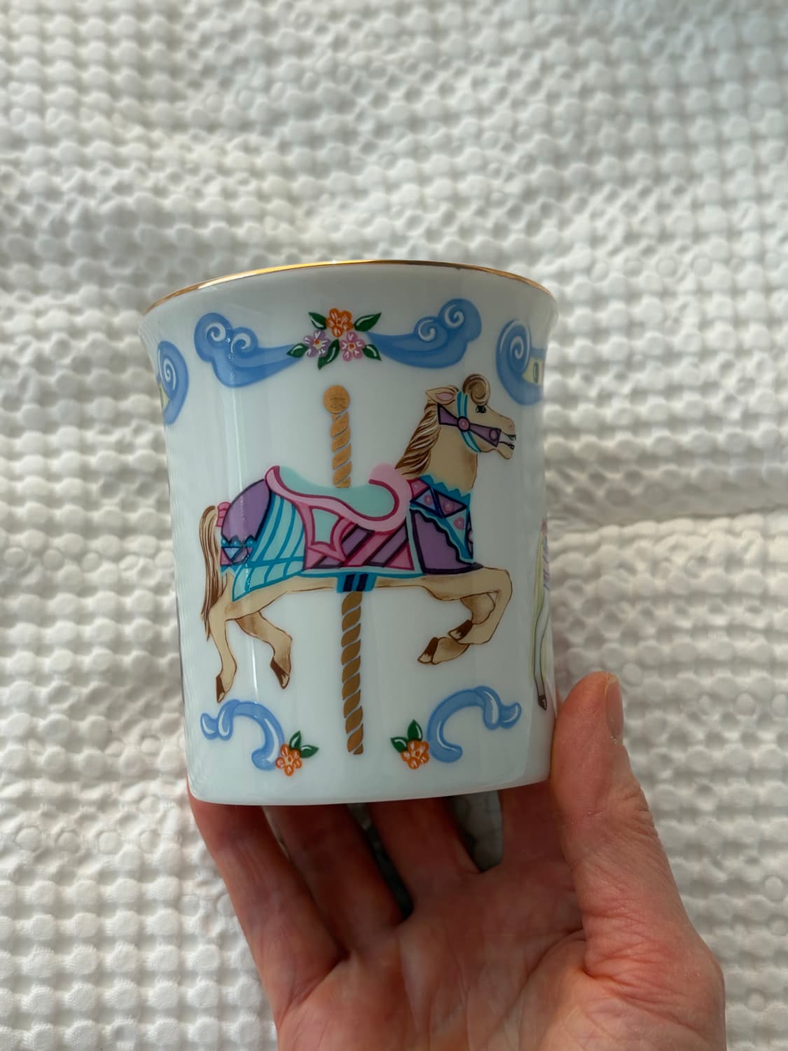 레녹스 회전목마 머그(블루) 상품이미지2