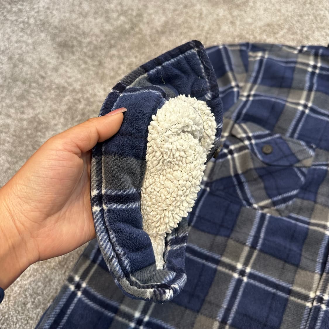 빈티지 프리덤파운드리 플란넬 쉐르파 셔츠XL 상품이미지2