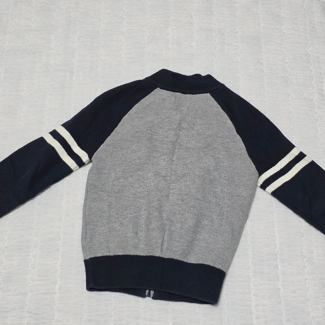 폴로 빅로고 y2k 니트집업 가디건 상품이미지4