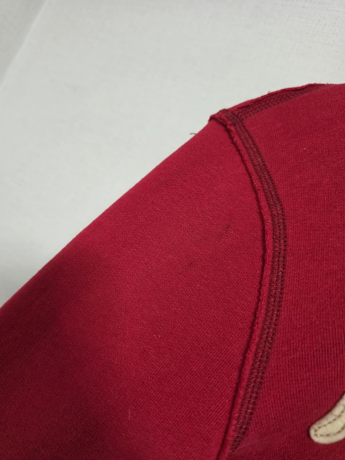 아베크롬비 딥레드 투웨이 후드집업 M 상품이미지3