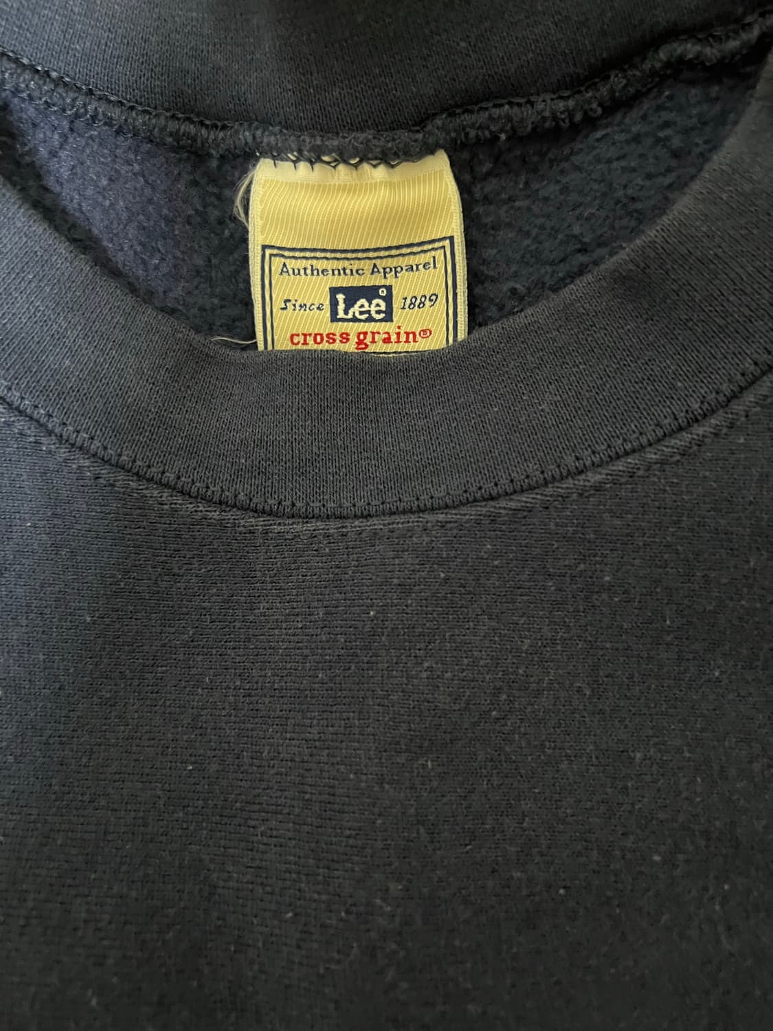 빈티지 리 스웻셔츠 네이비 상품이미지2