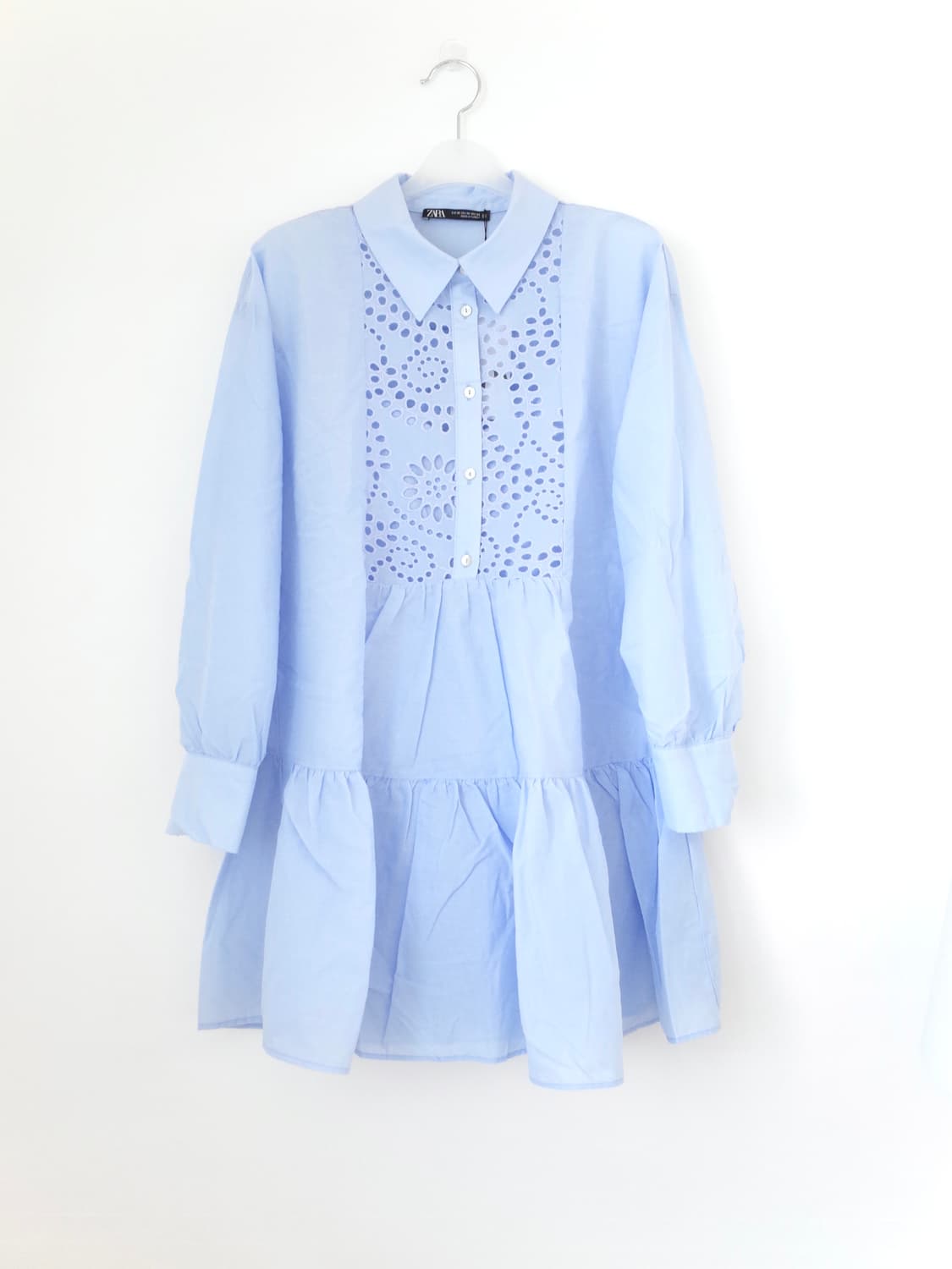 [택O새상품] 자라 펀칭 셔츠 원피스 상품이미지3