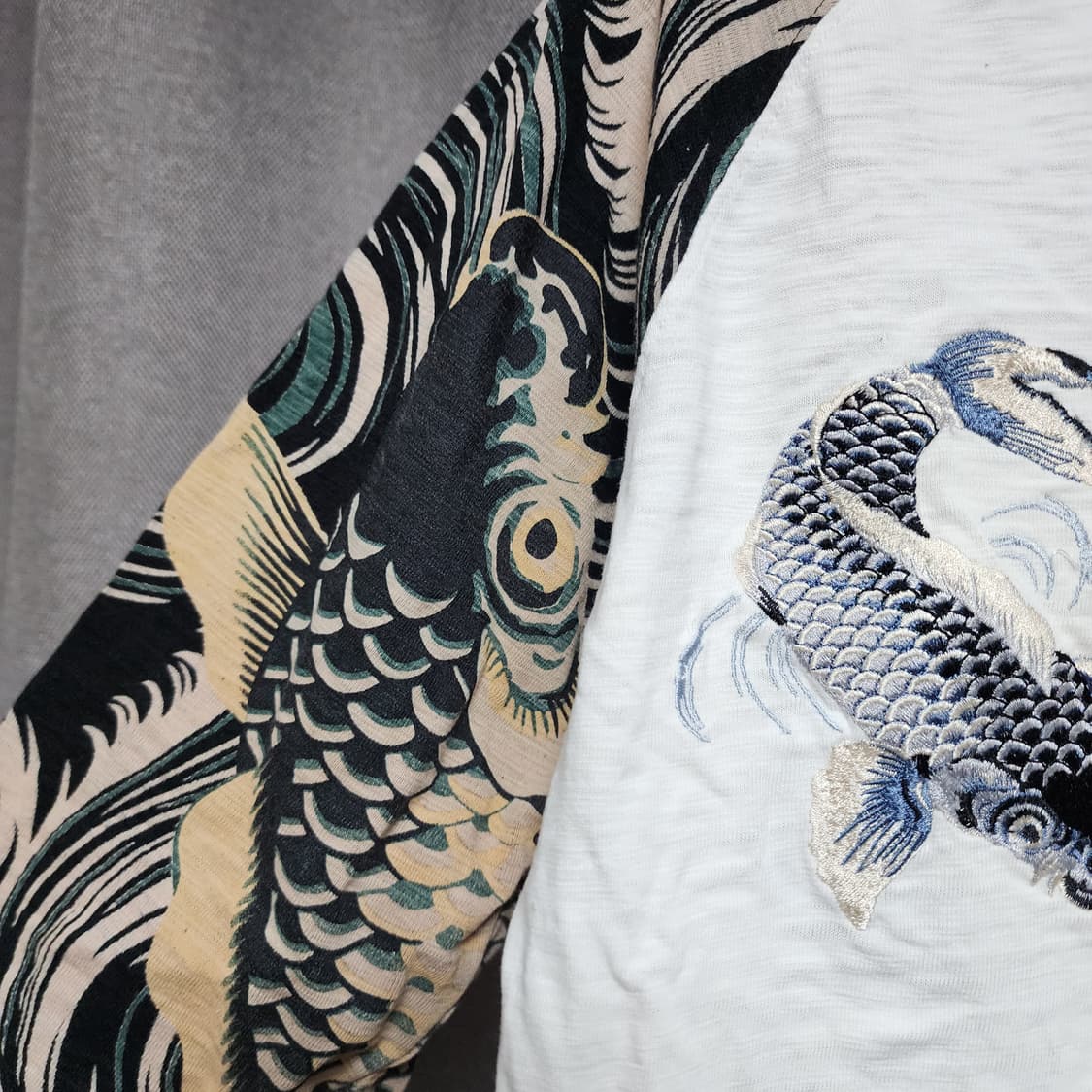 오리엔탈 나그랑 7부 잉어자수 롱슬리브 상품이미지4