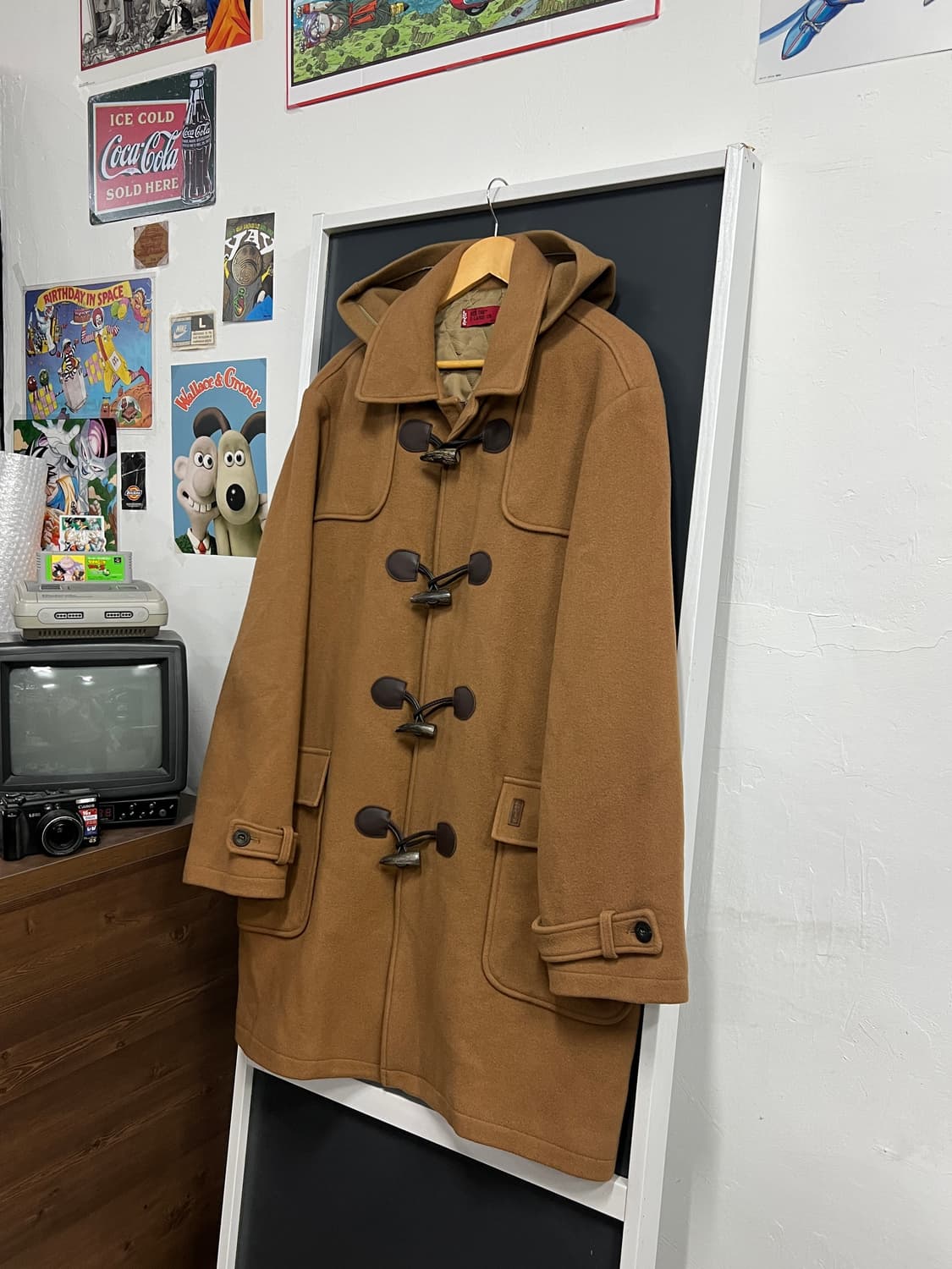 Levis 리바이스 레드탭 더플코트 후드 떡볶이 롱 코트 상품이미지1