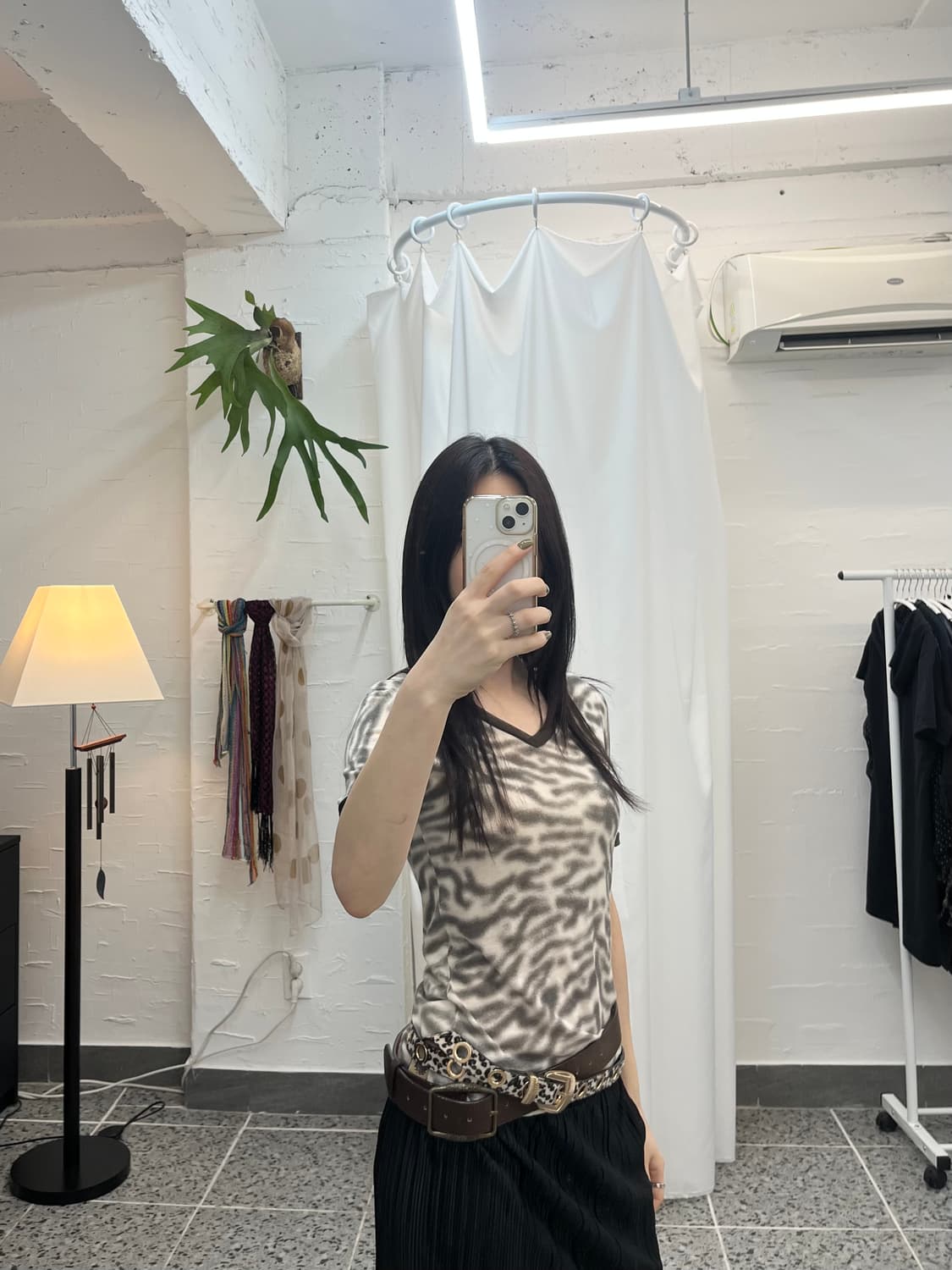 애니멀 프린팅 티셔츠 상품이미지2