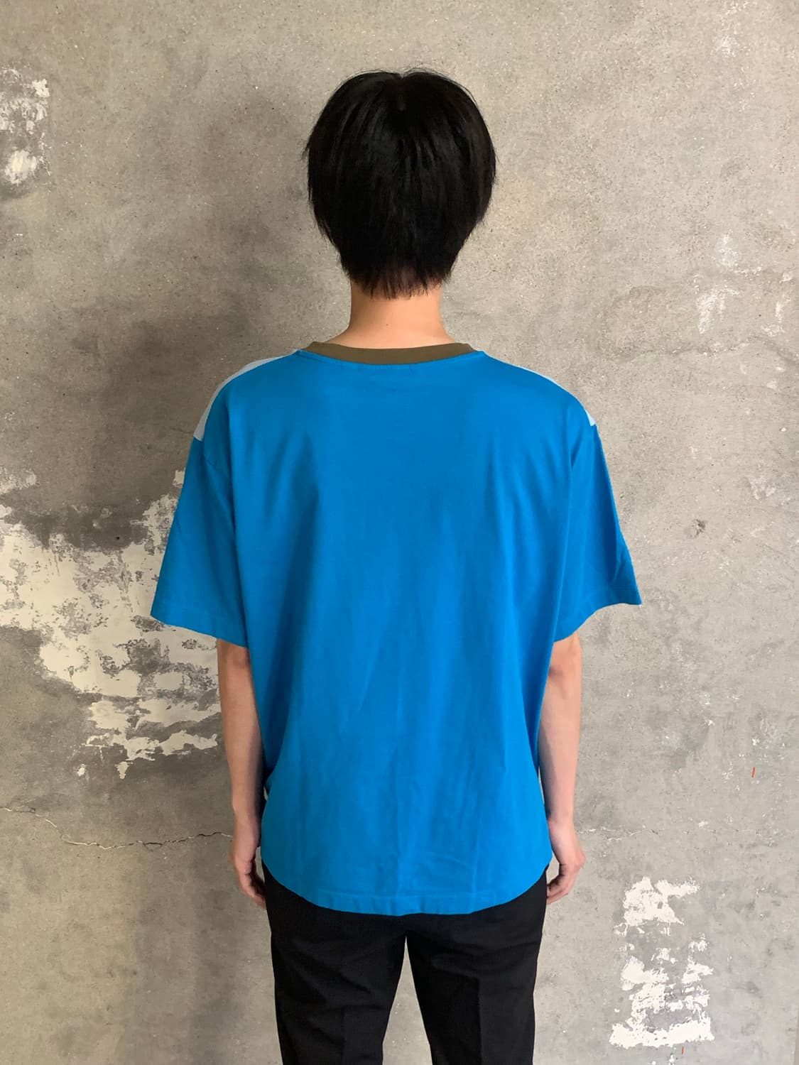 마르니 유니클로 컬러블록 반팔 티셔츠 (Blue) 상품이미지4