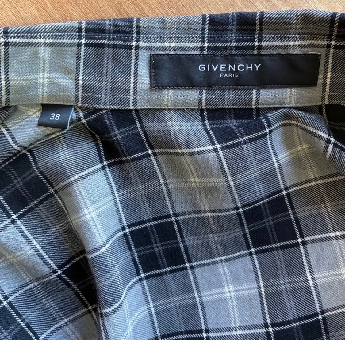 지방시 스타 타탄 체크셔츠 상품이미지3