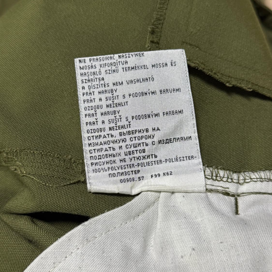 유럽 빈티지 90s 리바이스 ALL-DUTY 워크 팬츠 고프코어 올리브  상품이미지9