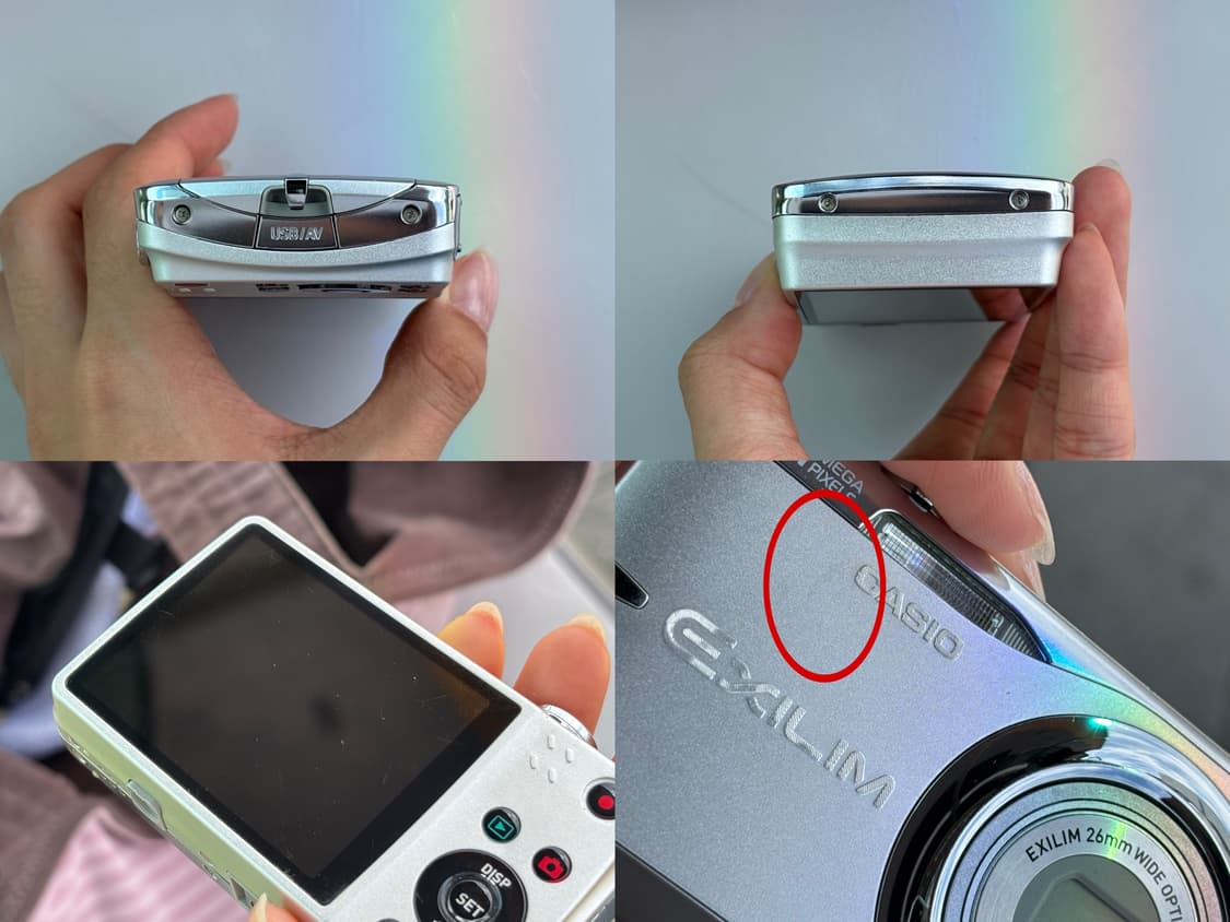 극미품, 강추, 작례!) 카시오 엑슬림 z550 핑크뽀용🫧 상품이미지5