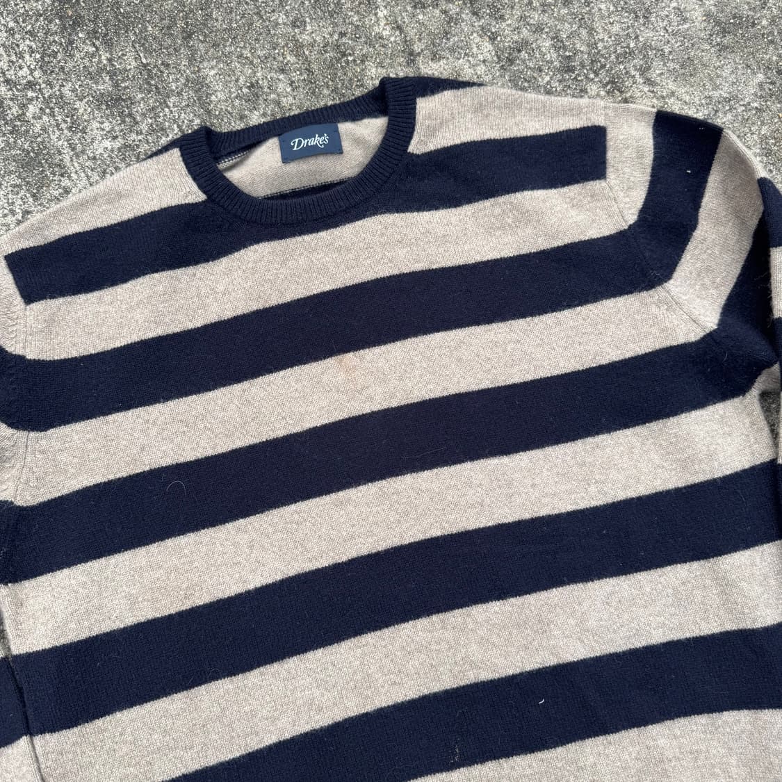 [M~L] Drakes 단가라 니트  상품이미지5