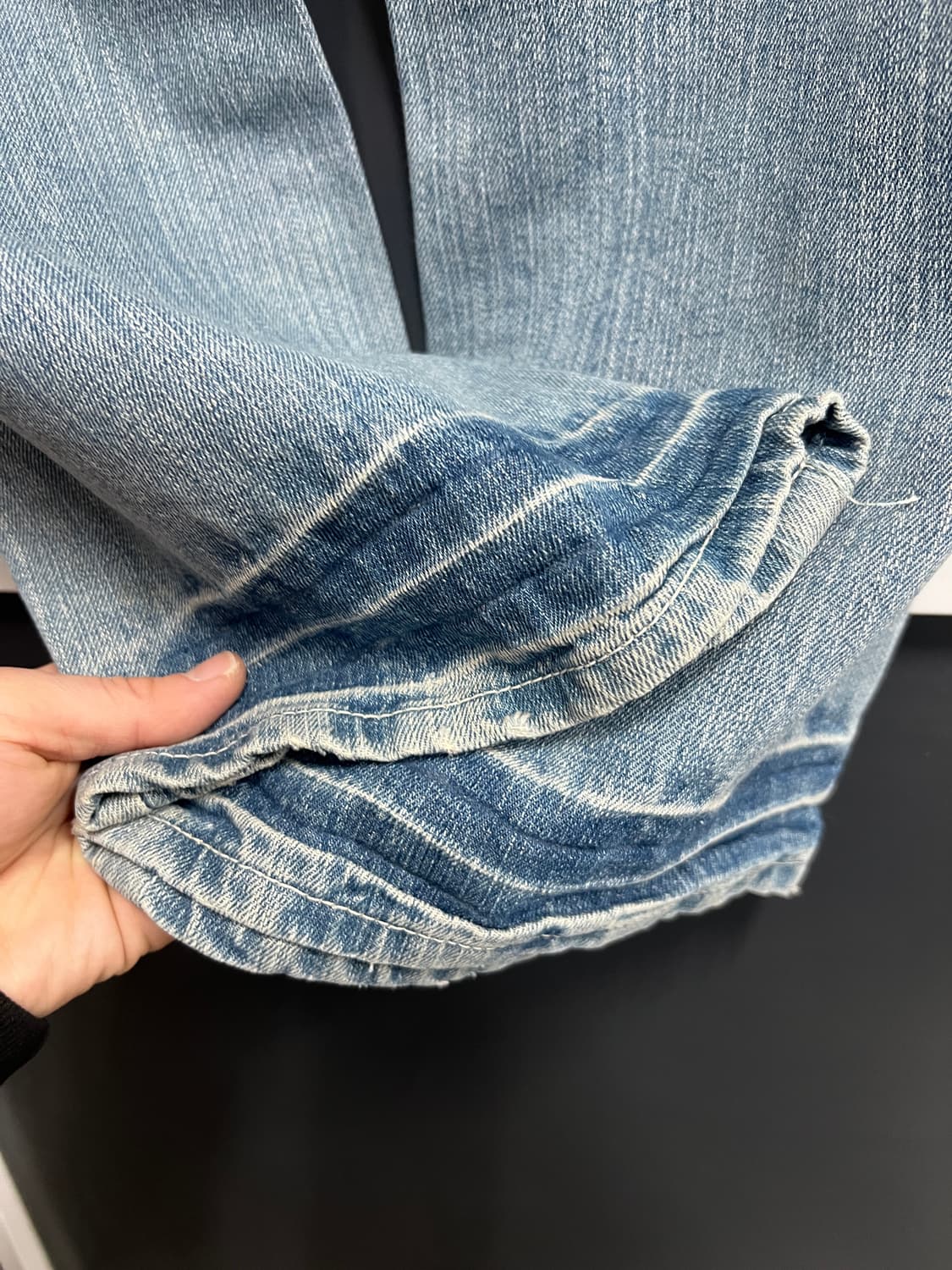 Akademiks 아카데믹 올드스쿨 프린팅 힙합 데님 팬츠 상품이미지4