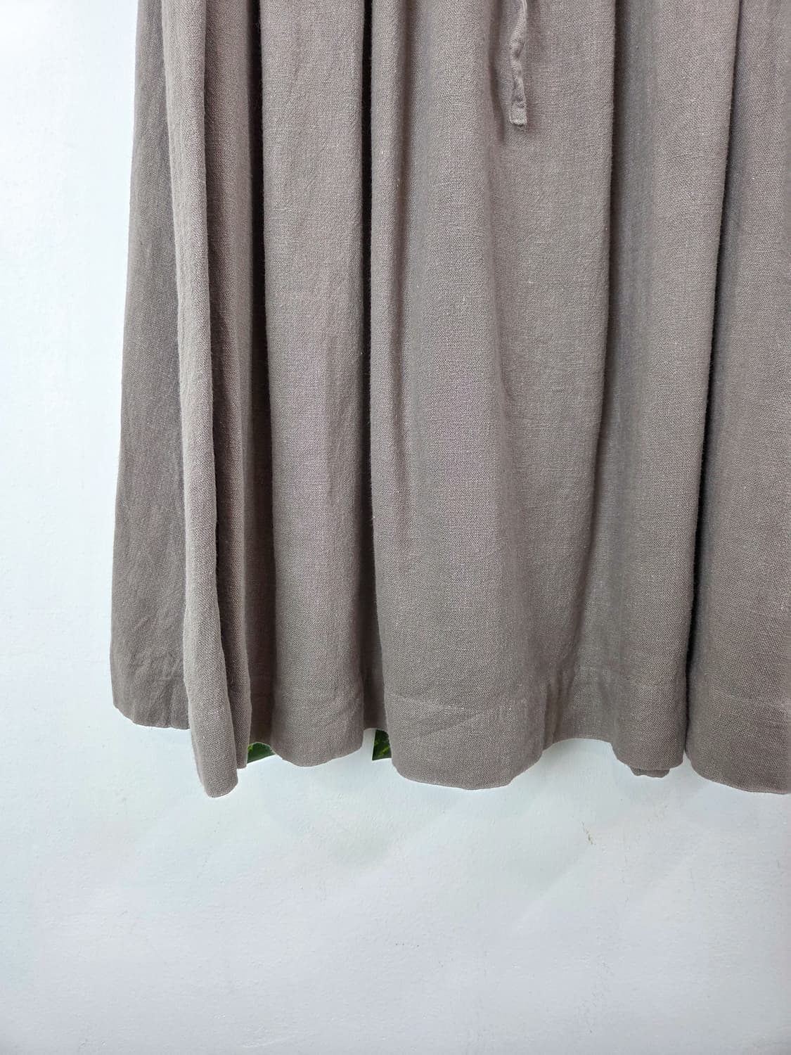 그레이 린넨 스커트 상품이미지3