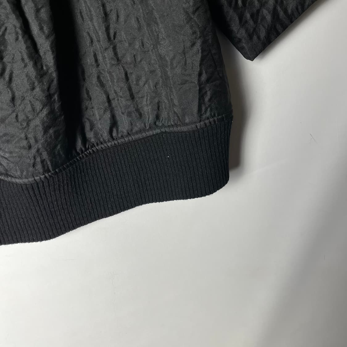 [Dries Van Noten] 드리스 반 노튼 블랙 퀼팅 크롭 탑 상품이미지4