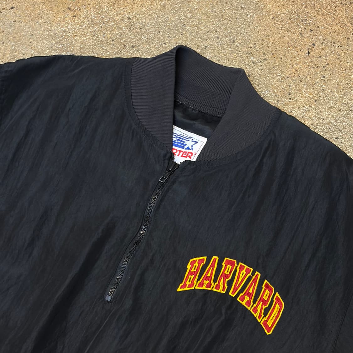 90s Made in USA 빈티지 스타터 하버드 아노락 바람막이 상품이미지4