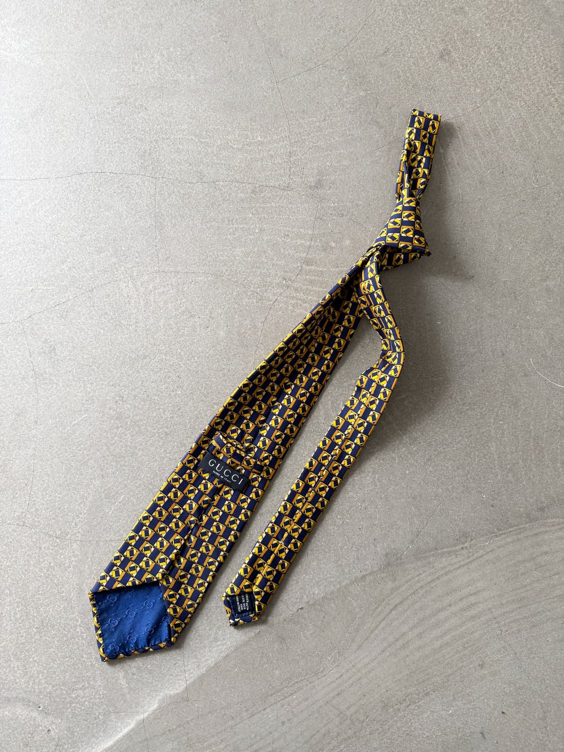 Gucci Pattern Silk Tie 상품이미지4